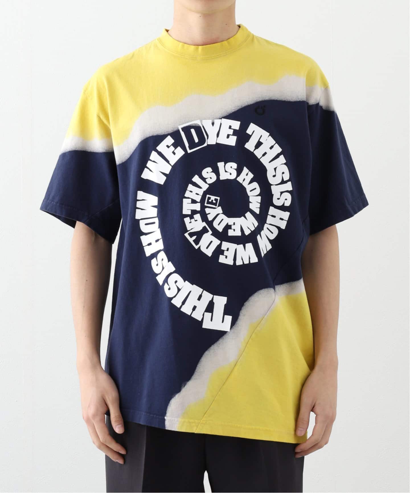 NOMA T.D. / ノ－マ・ティー・ディー】 Hand Dye Twist Tee - Print