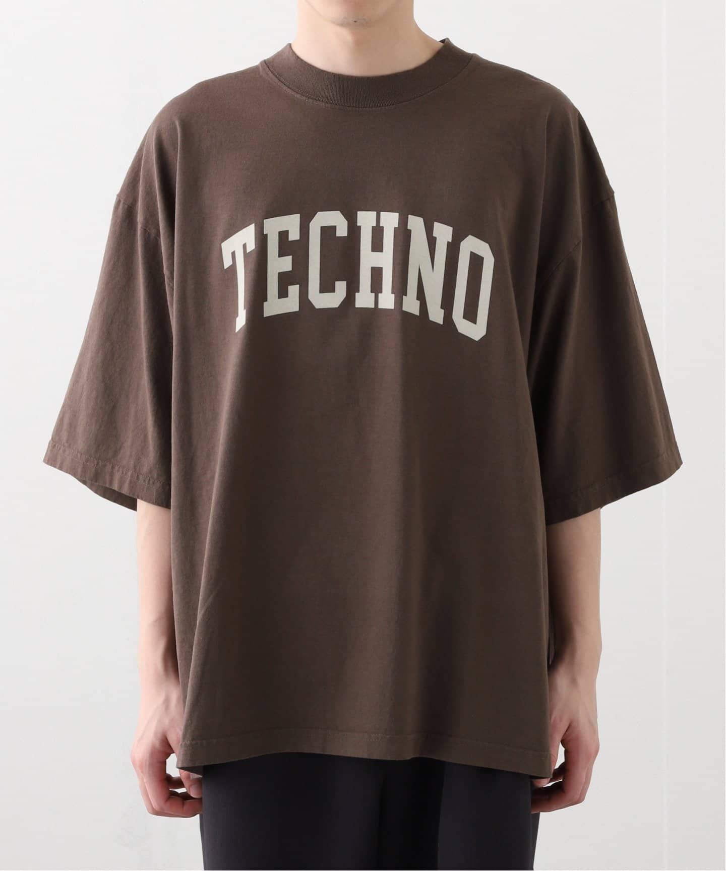 ISNESS MUSIC / イズネス ミュージック TECHNO FLOCKY PRINT T