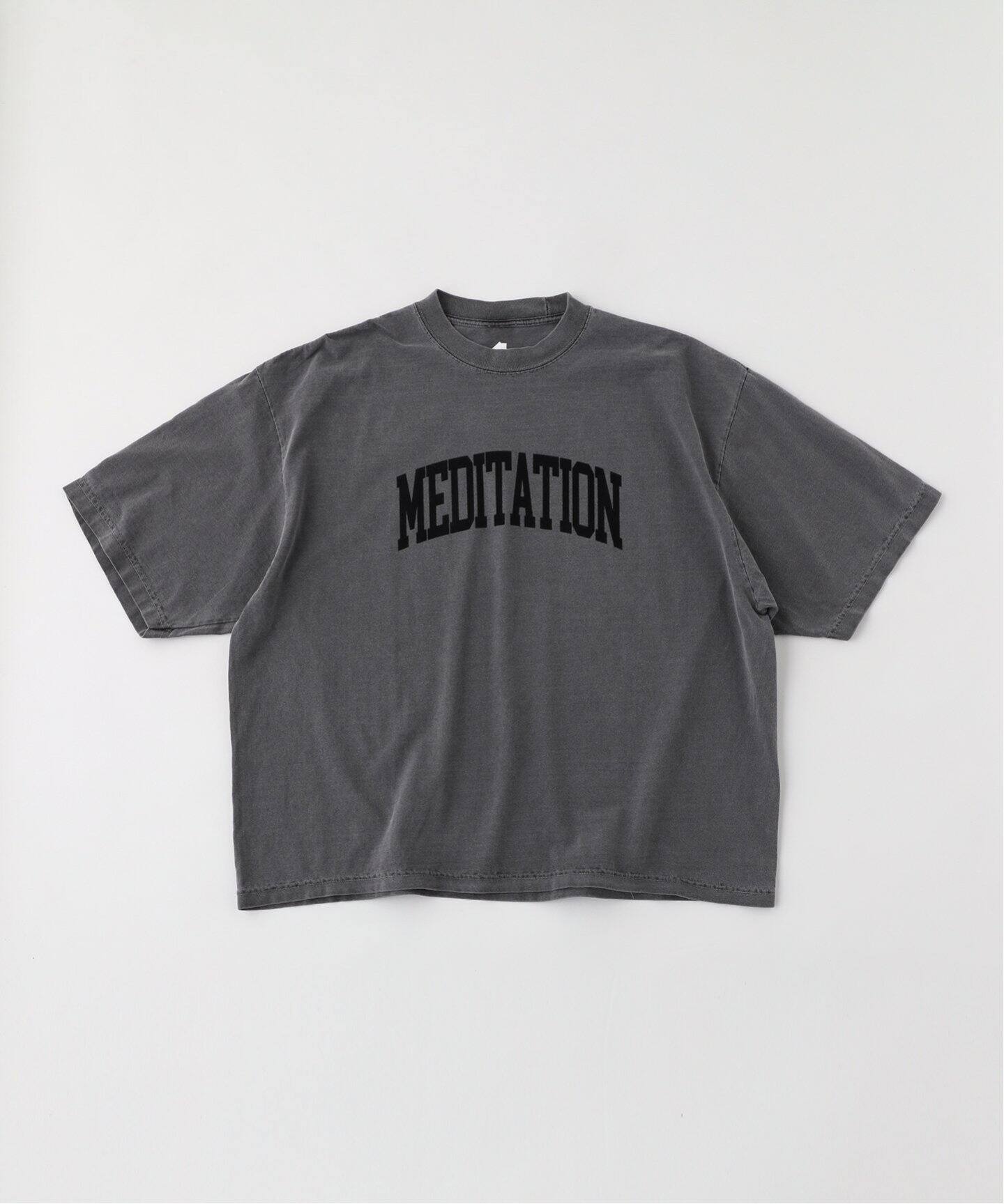 ISNESS MUSIC / イズネス ミュージック MEDITATION FLOCKY PRINT T-S