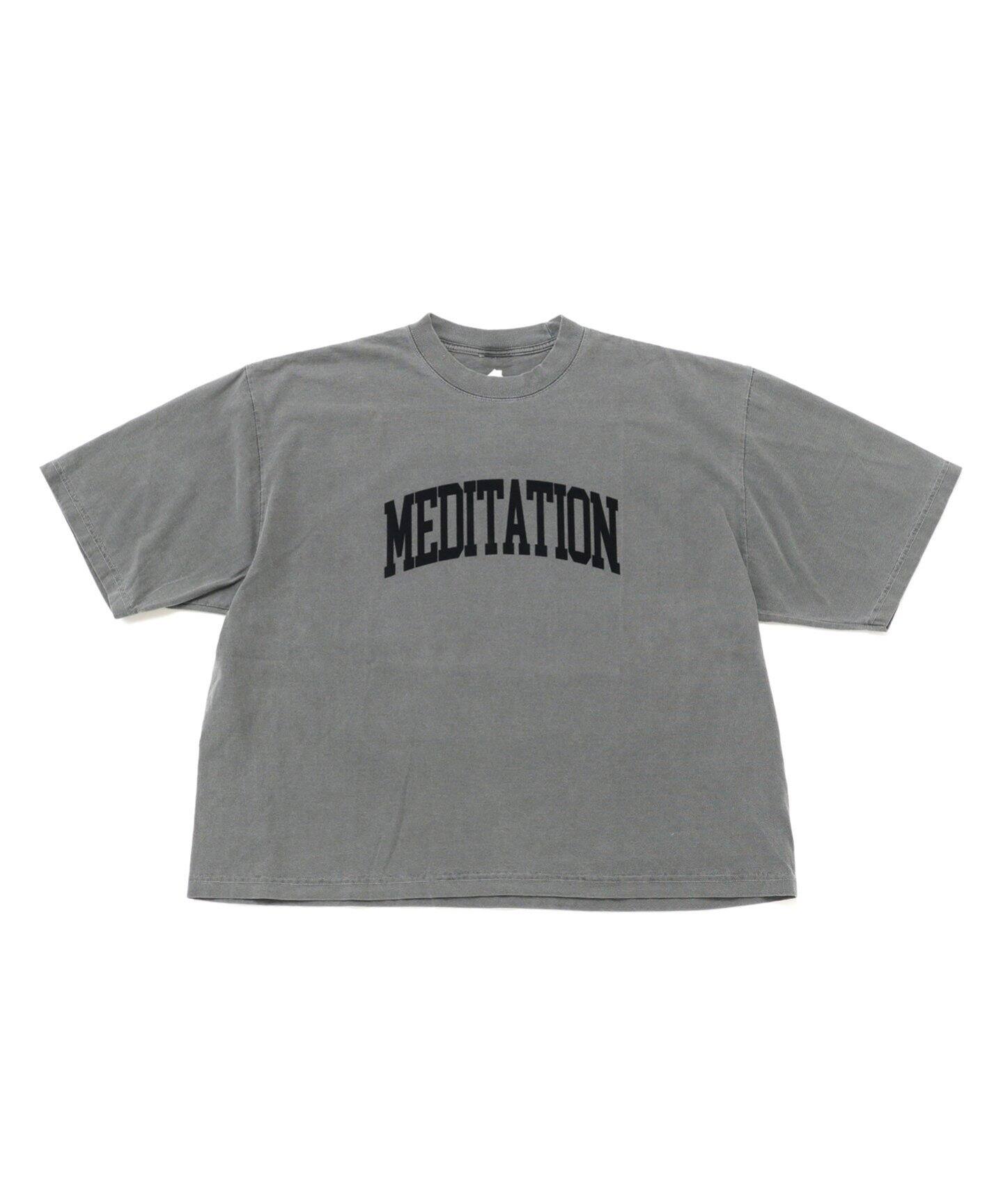 ISNESS MUSIC / イズネス ミュージック MEDITATION FLOCKY PRINT T-S
