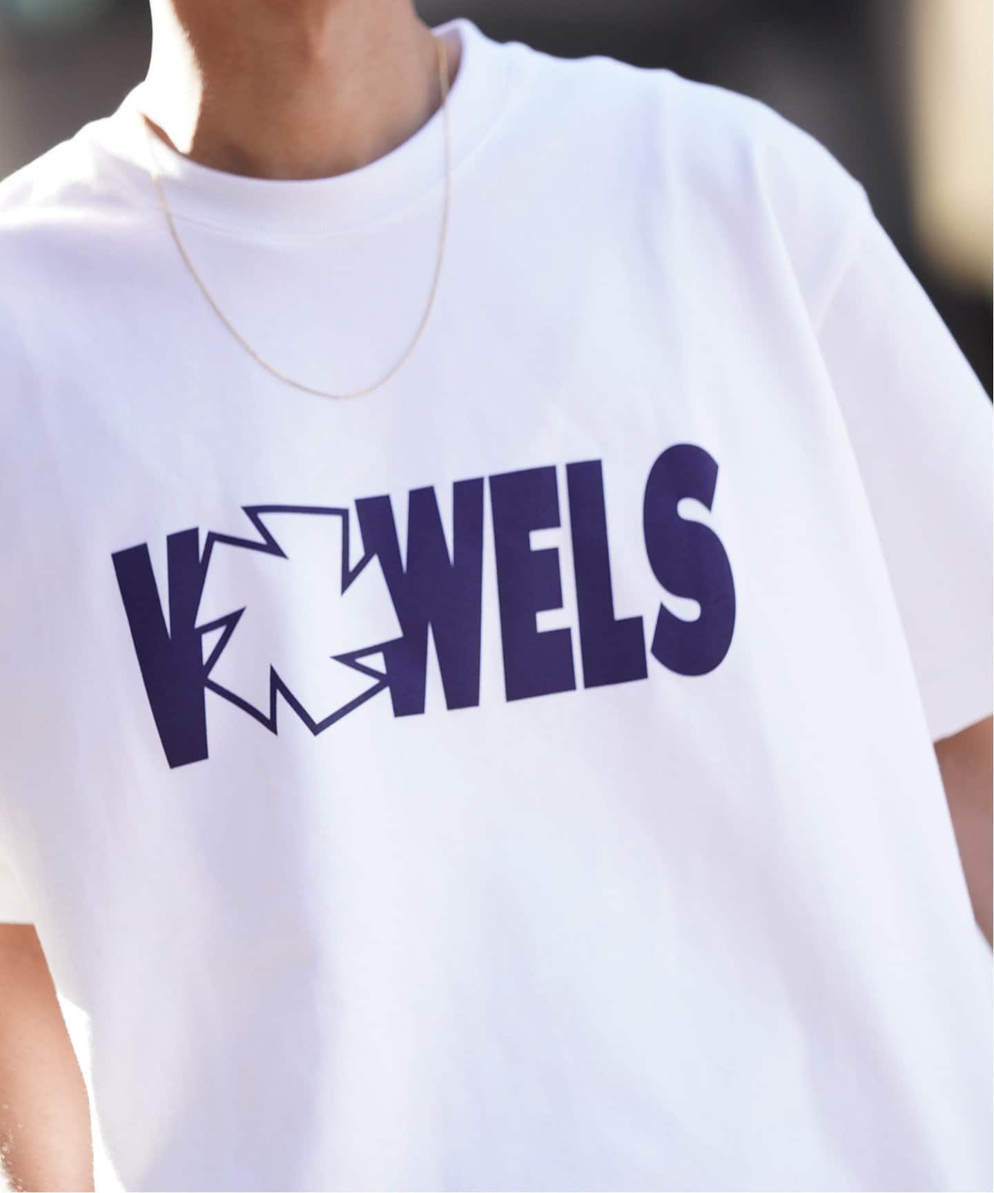 vowels/バウルズ】 ICON SPELL OUT TEE VO-25SS -T003（Tシャツ