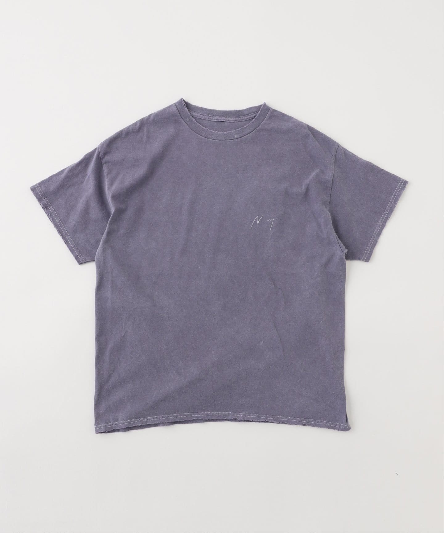 ANCELLM / アンセルム EMBROIDERY DYED T-SHIRT（Tシャツ／カットソー
