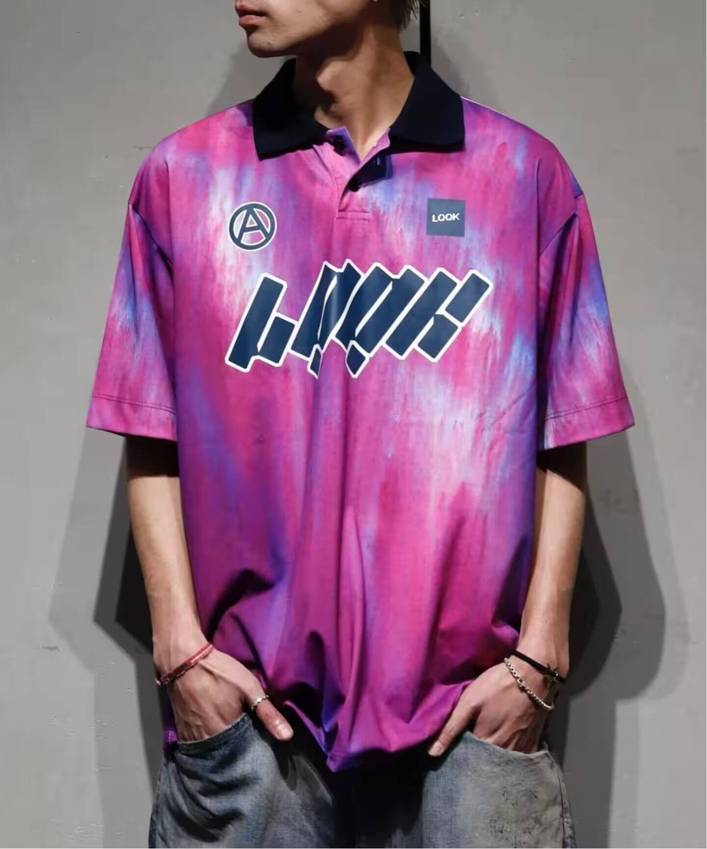 LQQK STUDIO / ルックスタジオ SUBLIMATED POLO SHIRT（Tシャツ 
