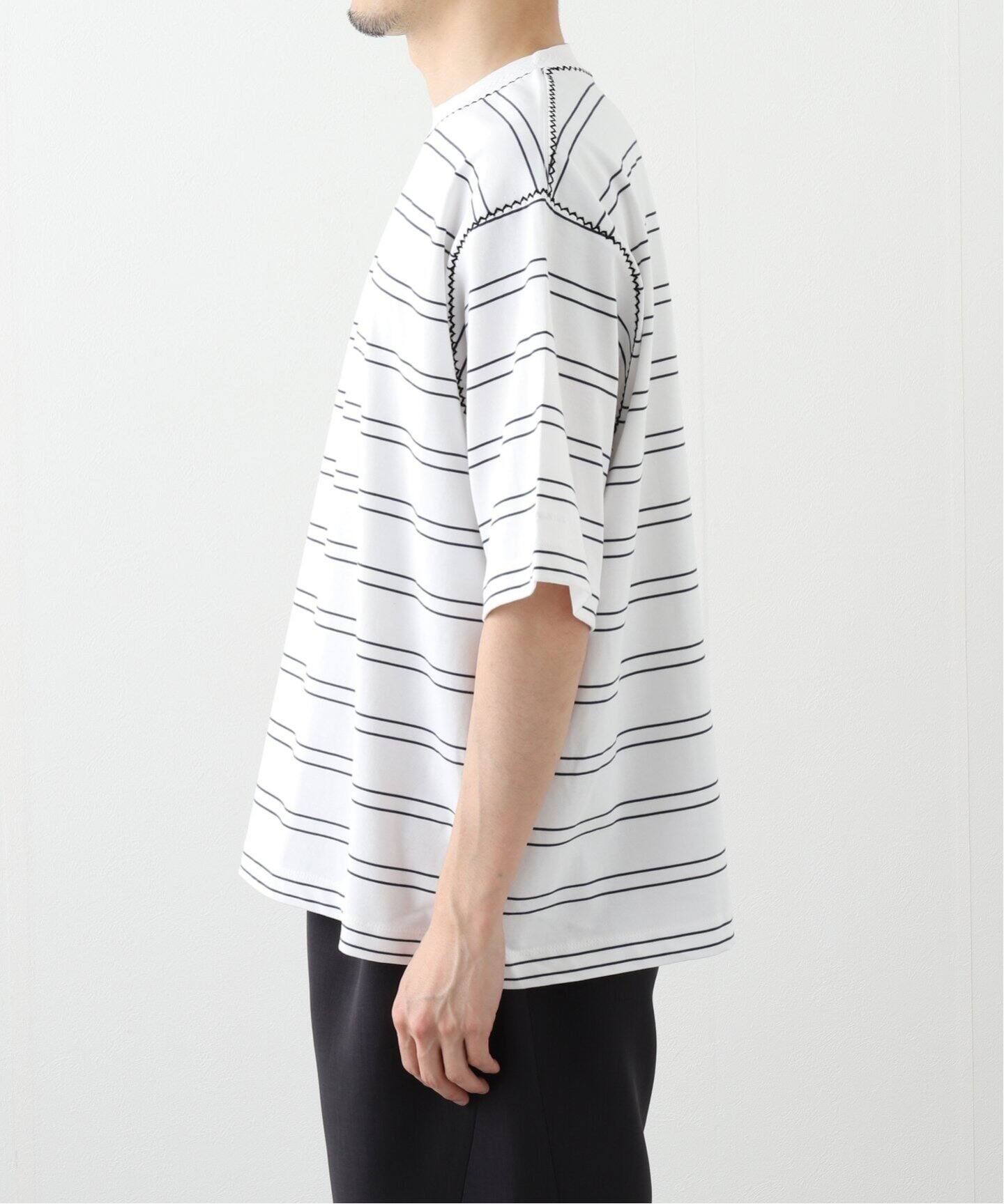 トップス LQQK STUDIO L/S RUGBY BORDER POCKET TEE LQQK STUDIO(ルックスタジオ)/ L/S RUGBY WEIGHT BORDER POCKET