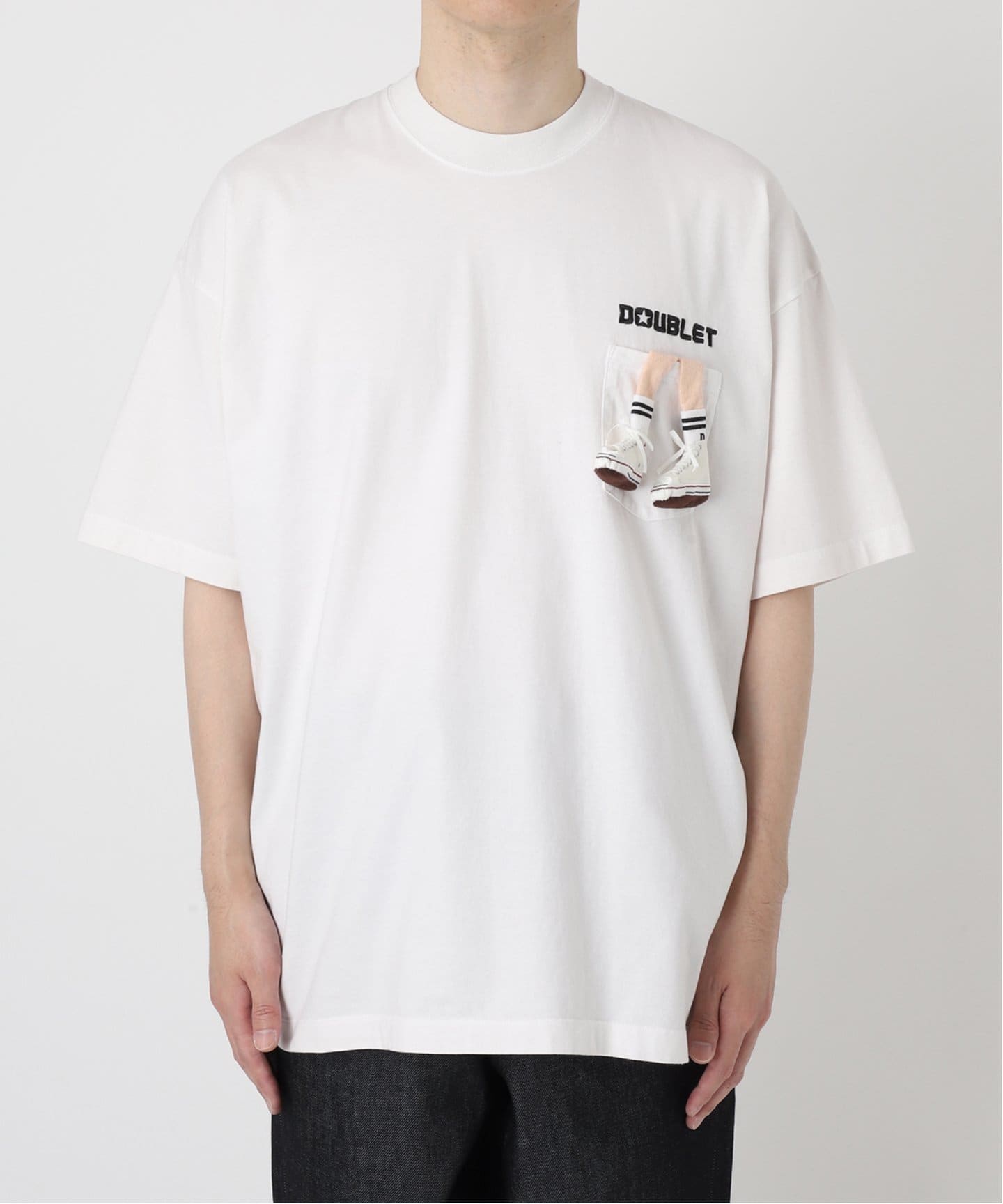 doublet ダブレット　Tシャツ doublet|ダブレット DOUBLET2025SS LOGO T-SHIRT BLACK
