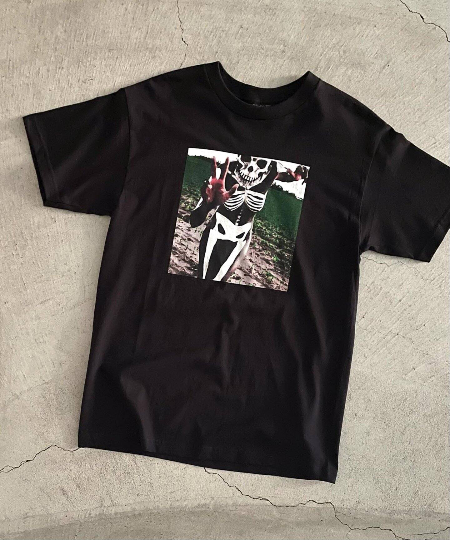 PLEASURES × SlipKnot SKELETON S/S Tee（Tシャツ／カットソー