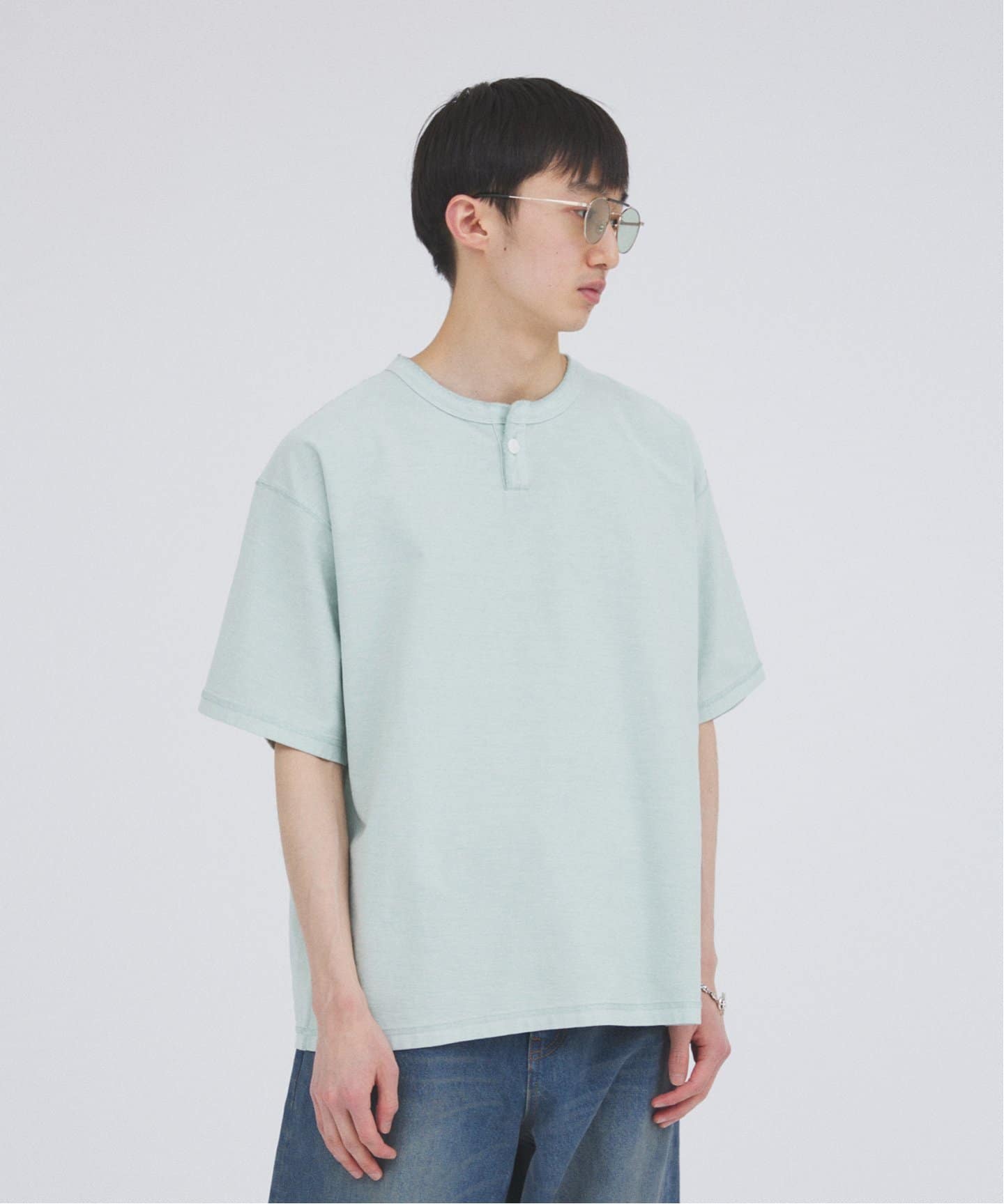 Healthknit × JOURNAL STANDARD / 別注 ヘンリーネックTシャツ