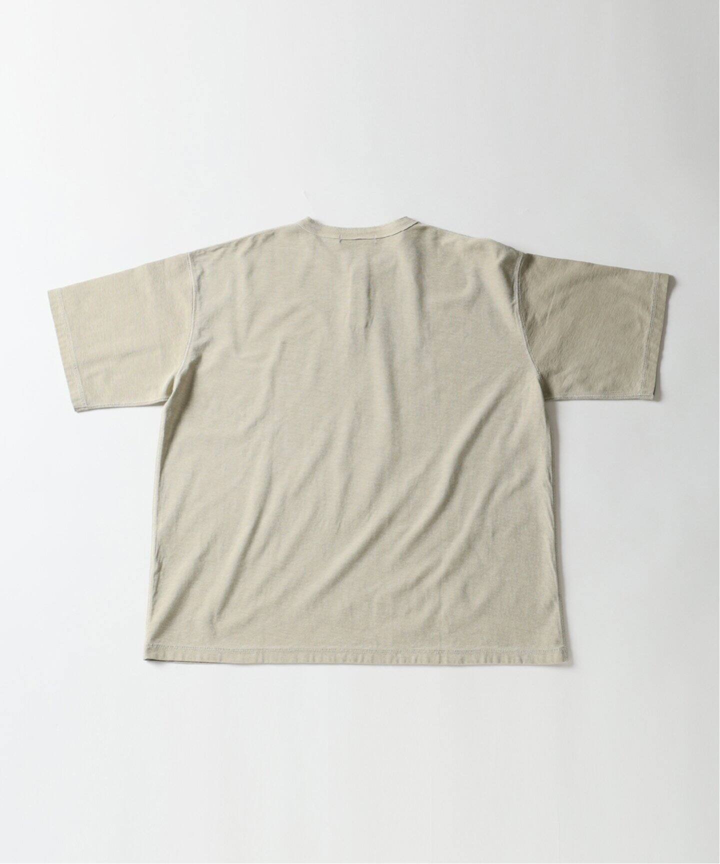 OE バック ジャージー ピグメント ヘンリーネック Tシャツ（Tシャツ