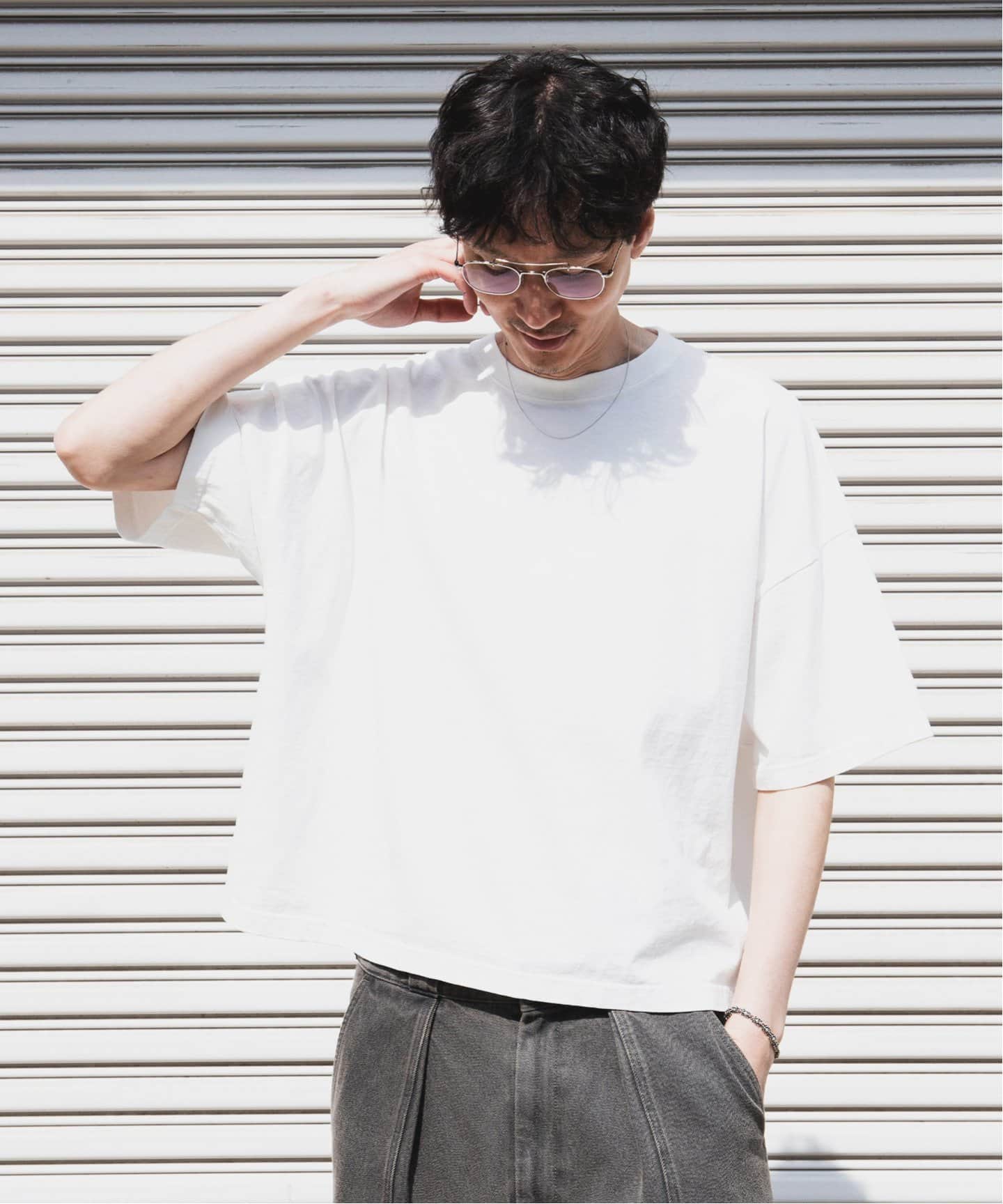 ルーズフィット クロップドTシャツ（Tシャツ／カットソー