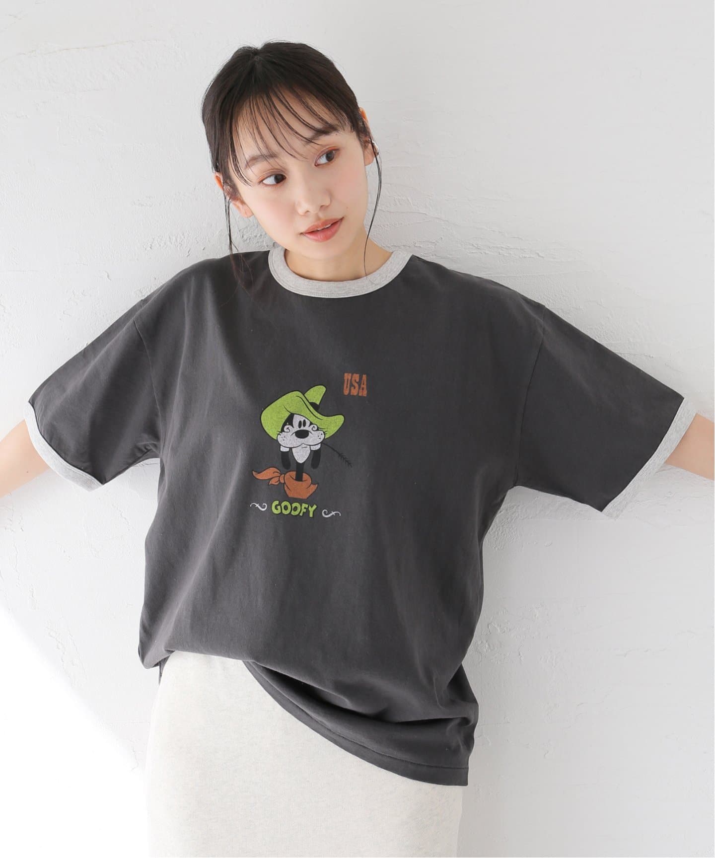 MICKEY MOUSE / ミッキー マウス 別注ウェスタンプリント Tシャツ（T