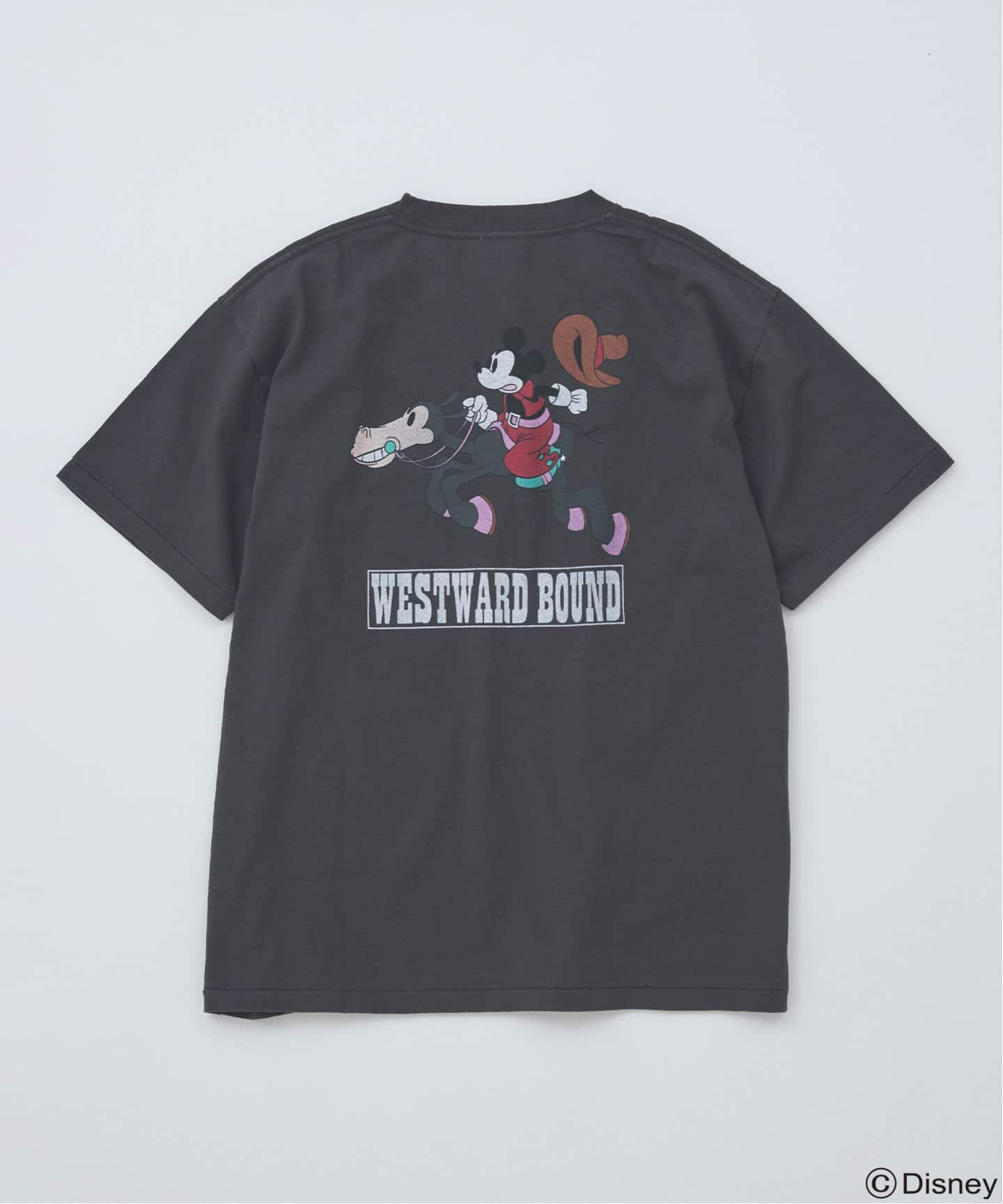 MICKEY MOUSE / ミッキー マウス 別注ウェスタンプリント Tシャツ（T