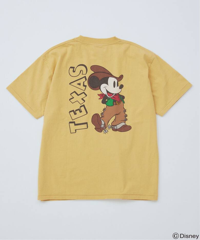 MICKEY MOUSE / ミッキー マウス 別注ウェスタンプリント Tシャツ（T 
