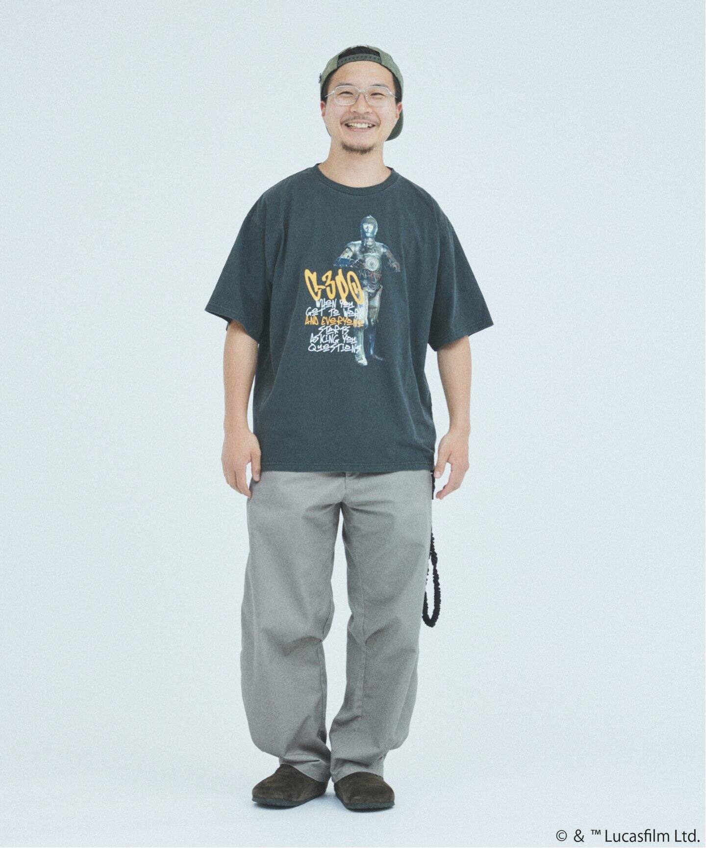 スターウォーズ　C-3PO 別注プリントTシャツ スターウォーズ C-3PO 別注プリントTシャツ