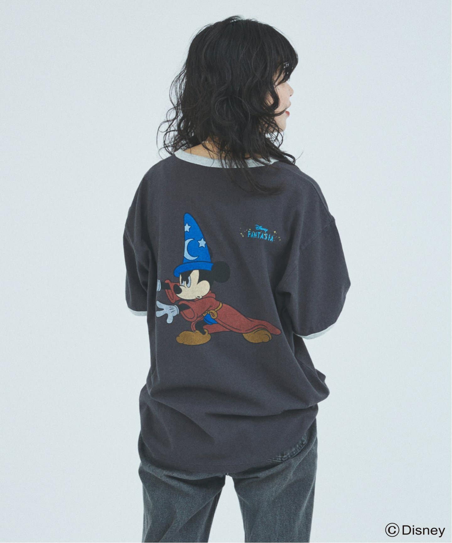 ジャーナルスタンダードDisney Fantasia ミッキー Tシャツ M MICKEY MOUSE / ミッキー マウス 別注 ファンタジア “蓄光