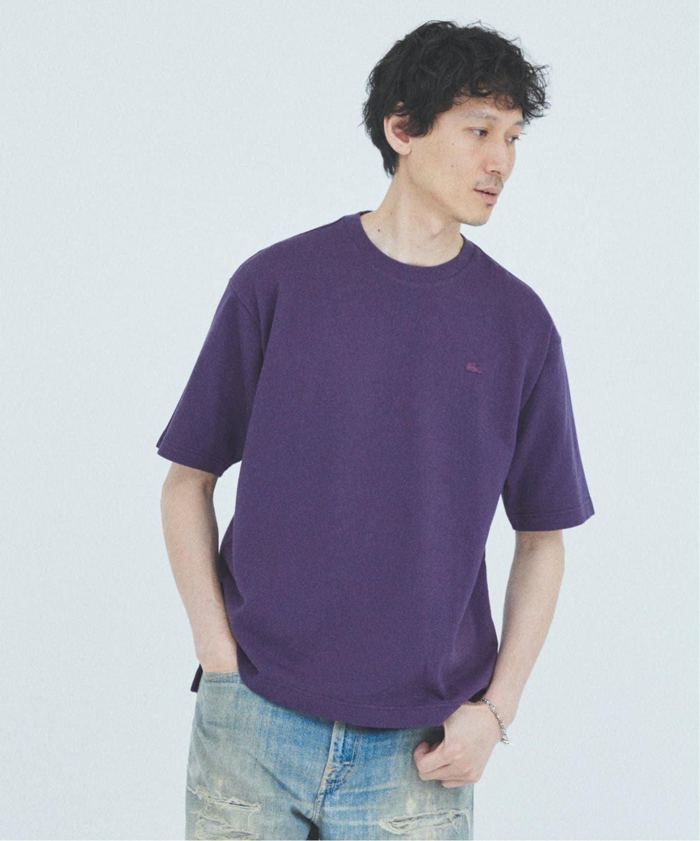 LACOSTE / ラコステ 別注 ミコカノコ クルーネック Tシャツ（Tシャツ