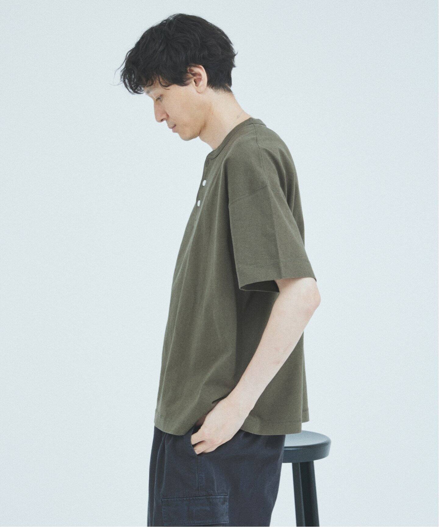 25SS ジャーナルスタンダード別注ヘルスニットへんりーネック Healthknit tシャツ × JOURNAL STANDARD / 別注 ヘンリーネック