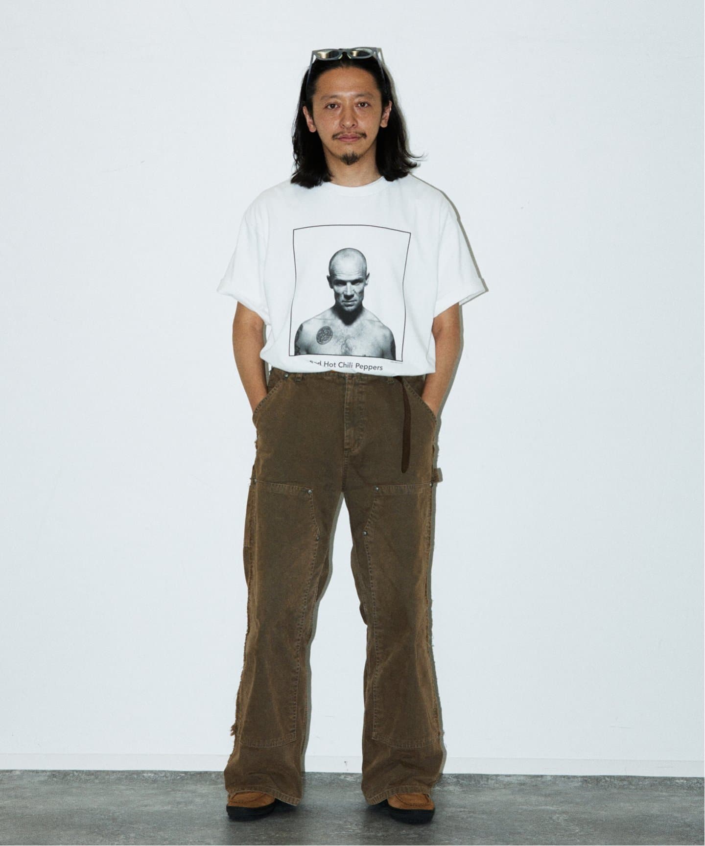 レッドホットチリペッパーズ by ロス・ハルフィン プリント Tシャツ（T