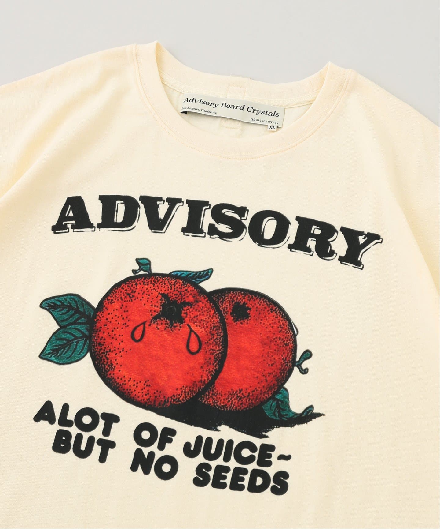 [Advisory Board Crystals] abc Tシャツ T-Shirt (送料関税込み) ADVISORY BOARD CRYSTALS / バセクトミー 半袖 Tシャツ（Tシャツ