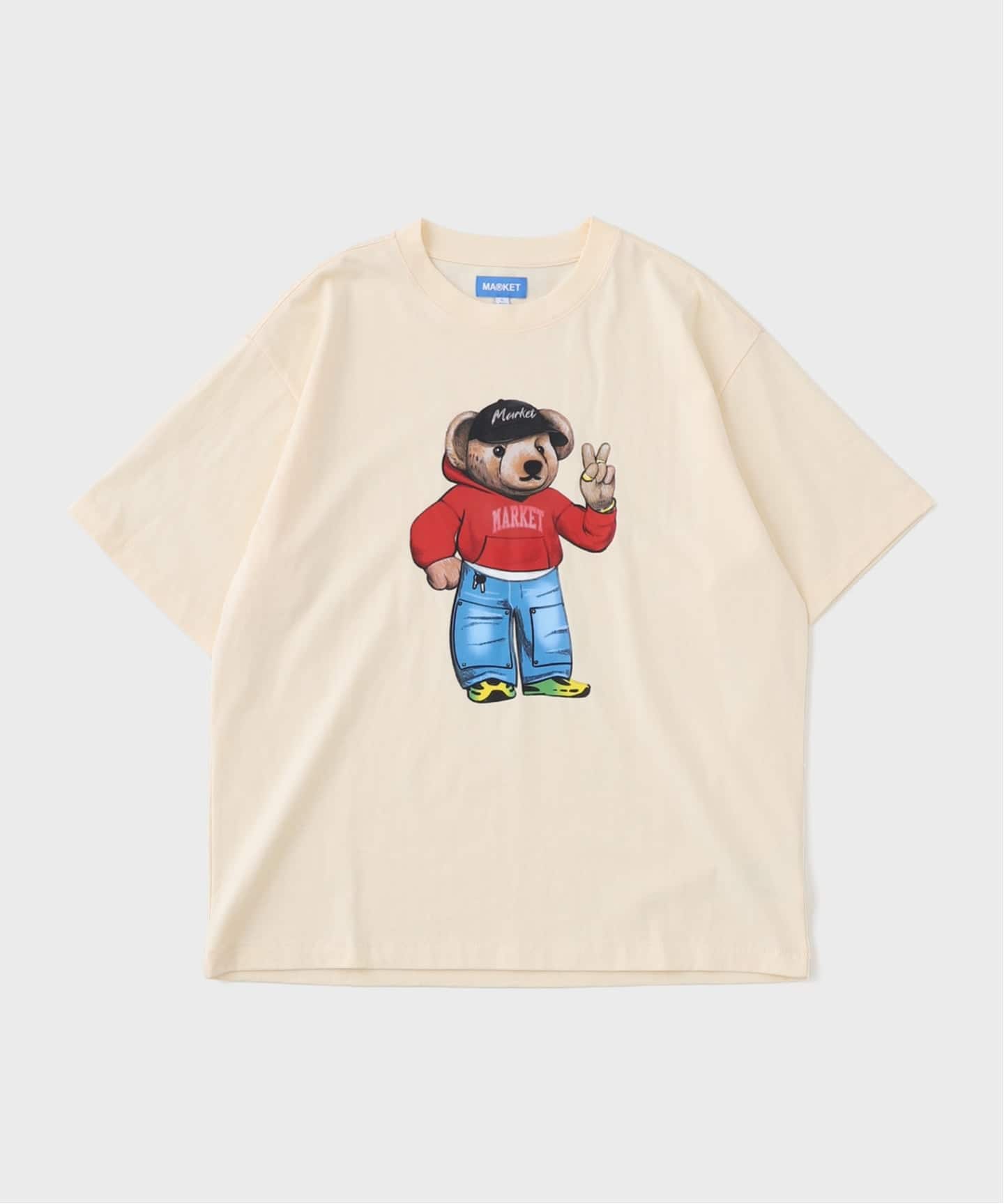 MARKET / マーケット FIT CHECK BEAR T-SHIRT