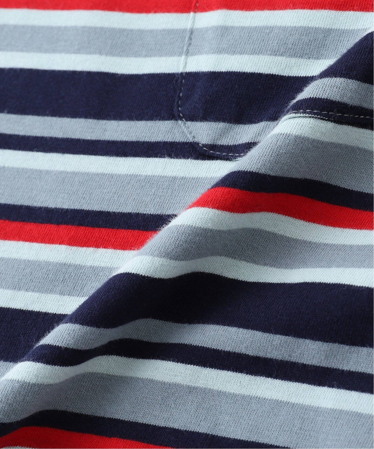 Tシャツ・カットソー Pop Trading Company STRIPED MULTICOLOR TEE Multicolor Pop Trading Company Striped Long Sleeve T-Shirt | SVD