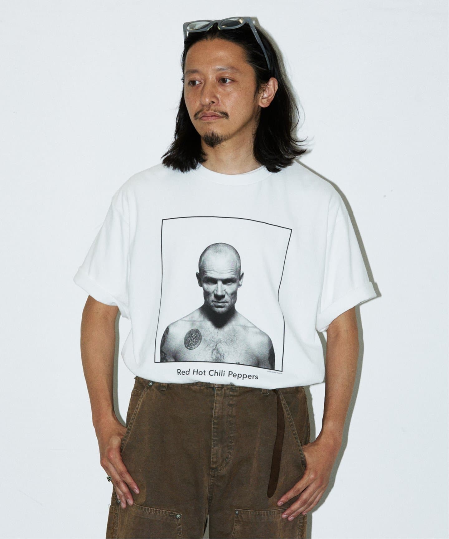レッドホットチリペッパーズ by ロス・ハルフィン Tシャツ アンソニー レッドホットチリペッパーズ by ロス・ハルフィン プリント T