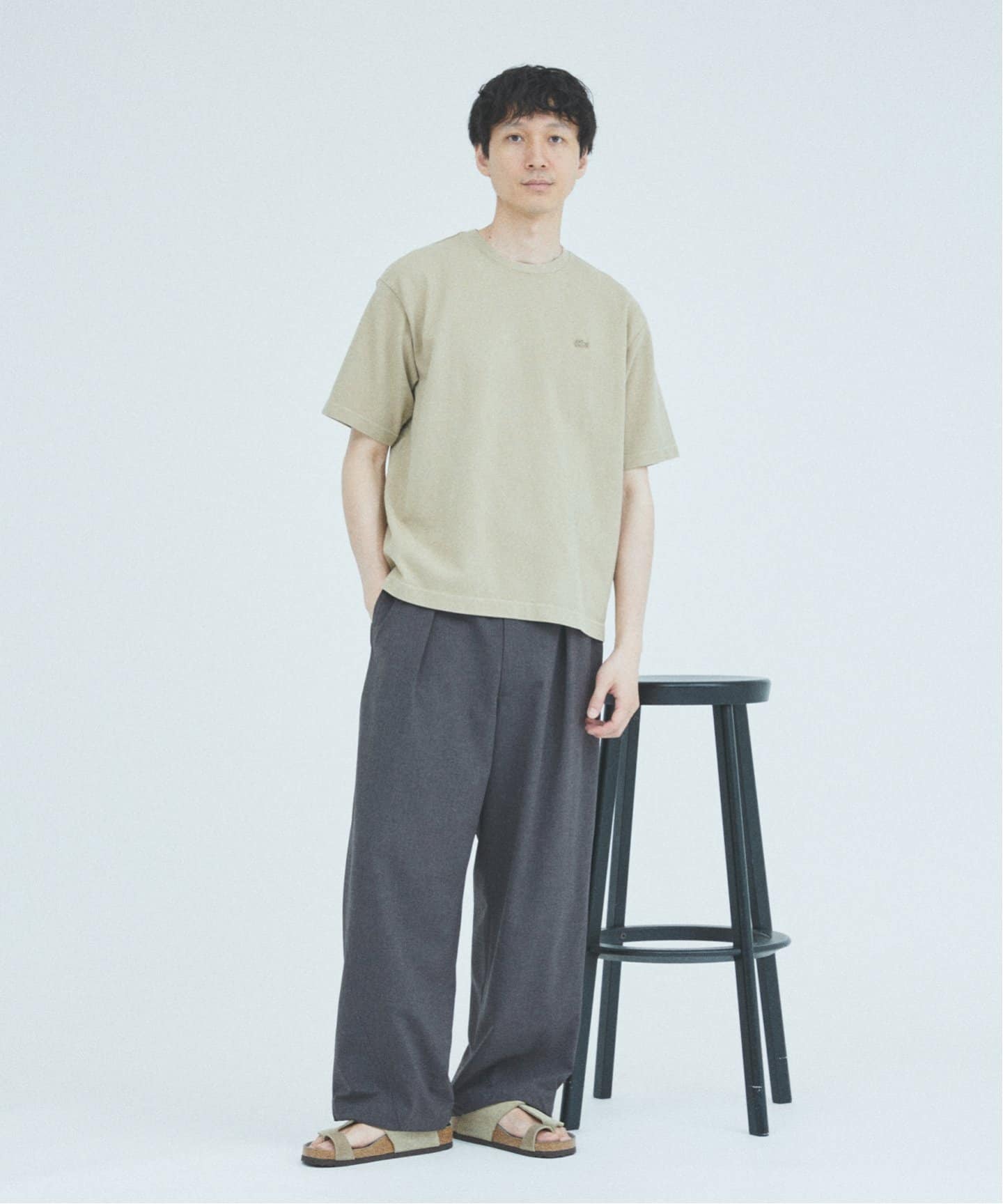 別注・完売必至 国内発 LACOSTE ピグメント ダイ ピケ Tシャツ LACOSTE / ラコステ 別注 ピグメント ダイ ピケ Tシャツ（T