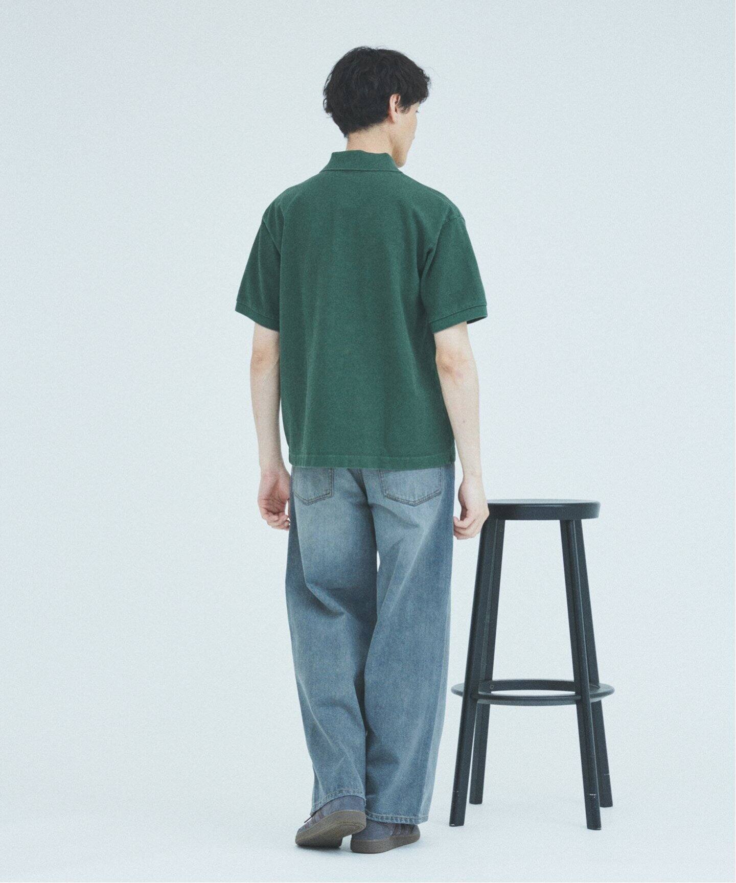 最終値下 ラコステ ジャーナルスタンダード別注 ヘビーピケポロシャツ LACOSTE / ラコステ 別注 ピグメント ダイ ヘビー ピケ