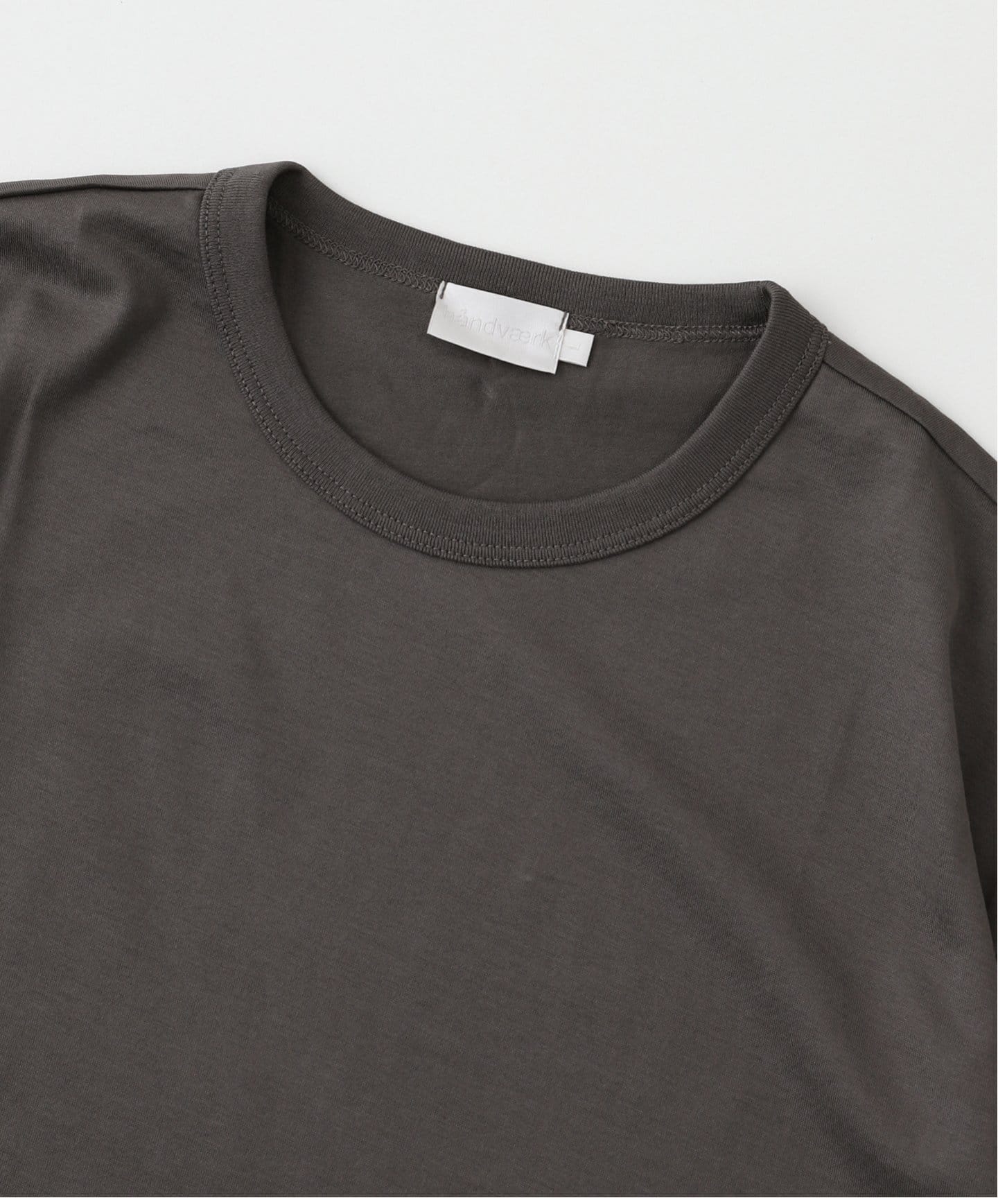 handvaerk / ハンドバーク 60/2 NEW CREW NECK S/S T-SHIRT（T