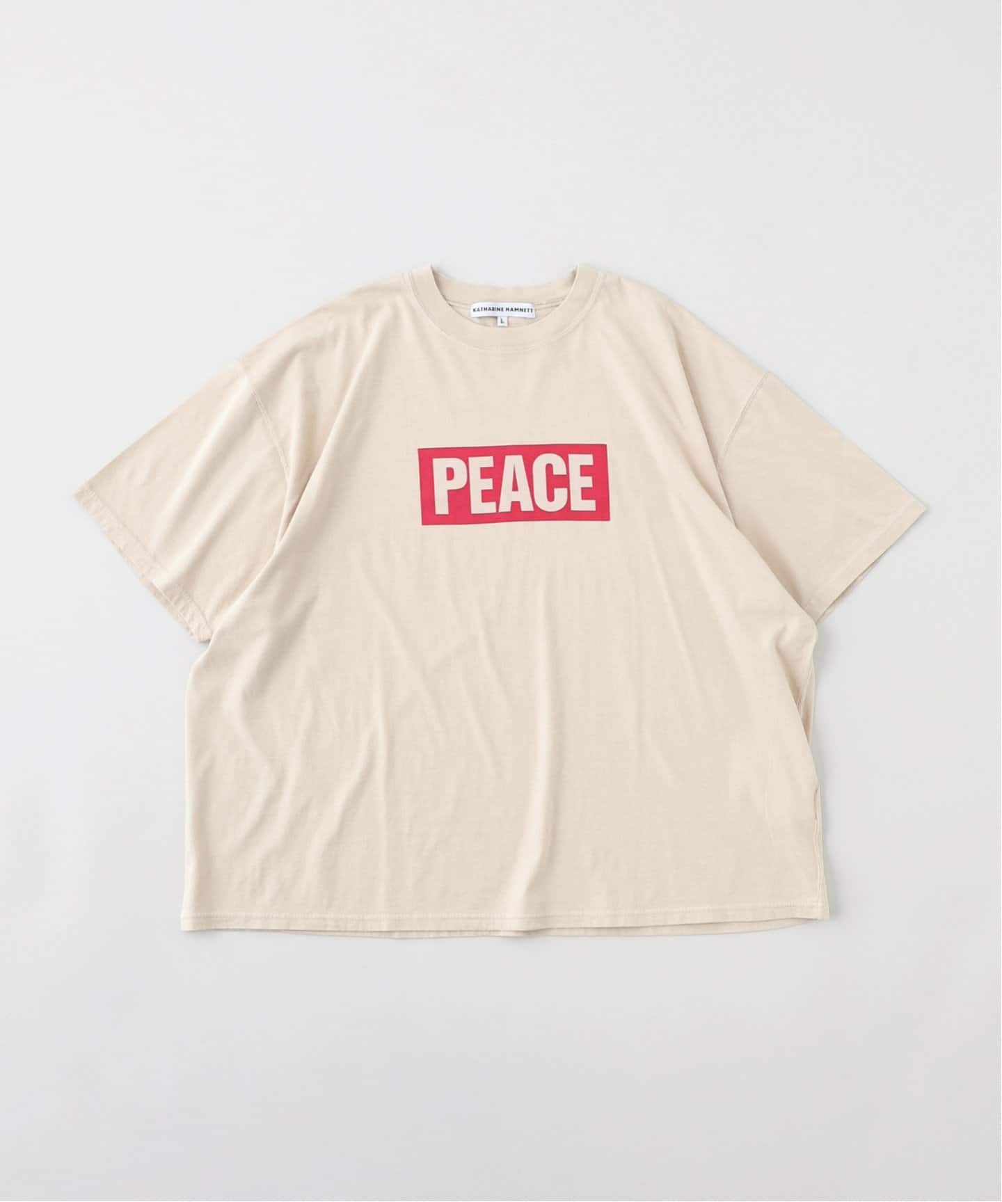 KATHARINE HAMNETT/キャサリン ハムネット OVERDYED TEE- PEACE