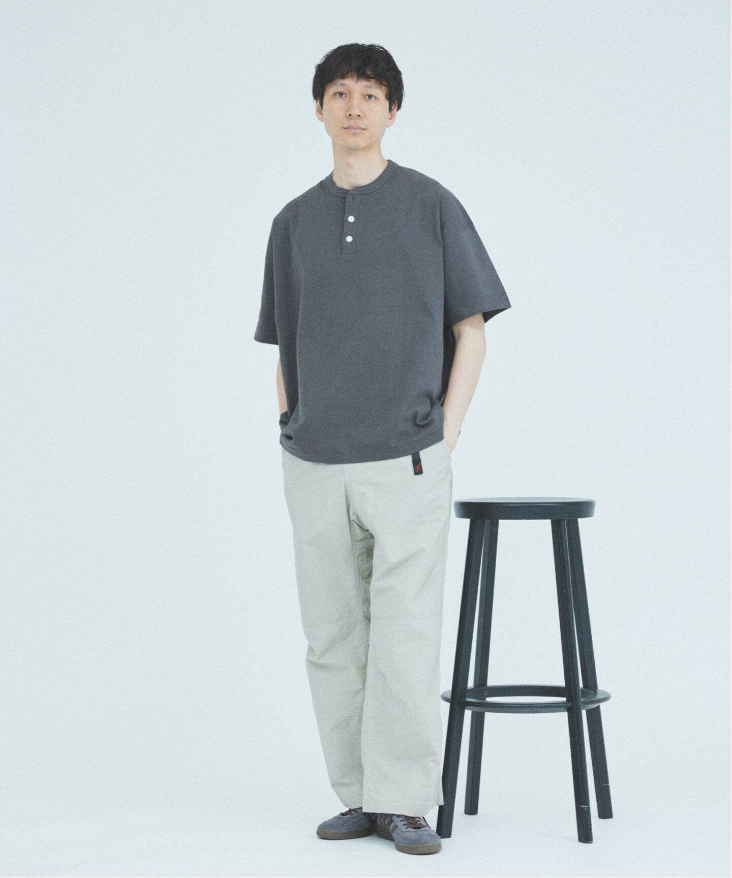 25SS ジャーナルスタンダード別注ヘルスニットへんりーネック Healthknit tシャツ × JOURNAL STANDARD / 別注 ヘンリーネック