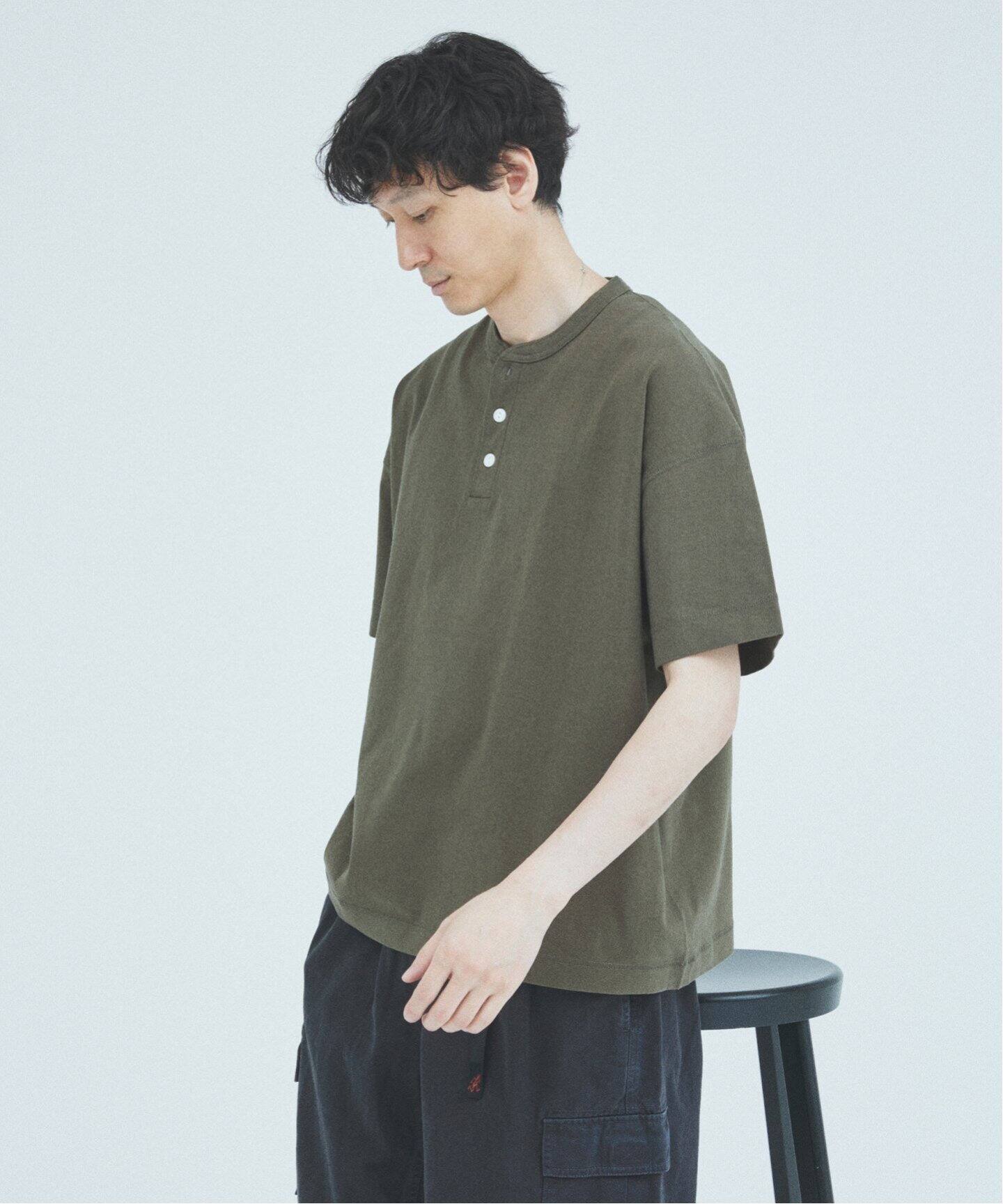 Healthknit / ヘルスニット 別注 ヘンリー ネック Tシャツ（T