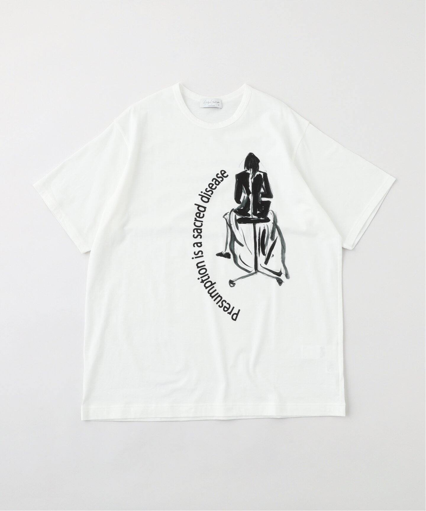 Yohji Yamamoto / ヨウジヤマモト】 プリントハンソデB（Tシャツ 