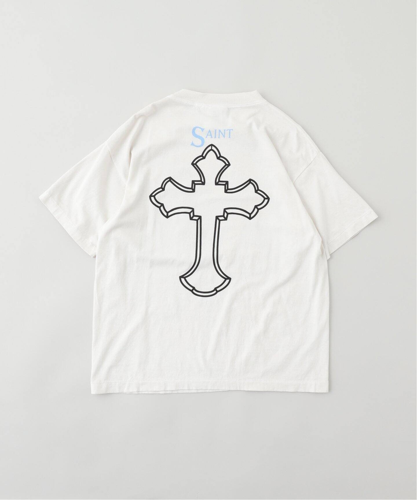 SAINT Mxxxxxx / セントマイケル】2PC SS TEE WH（Tシャツ／カットソー 
