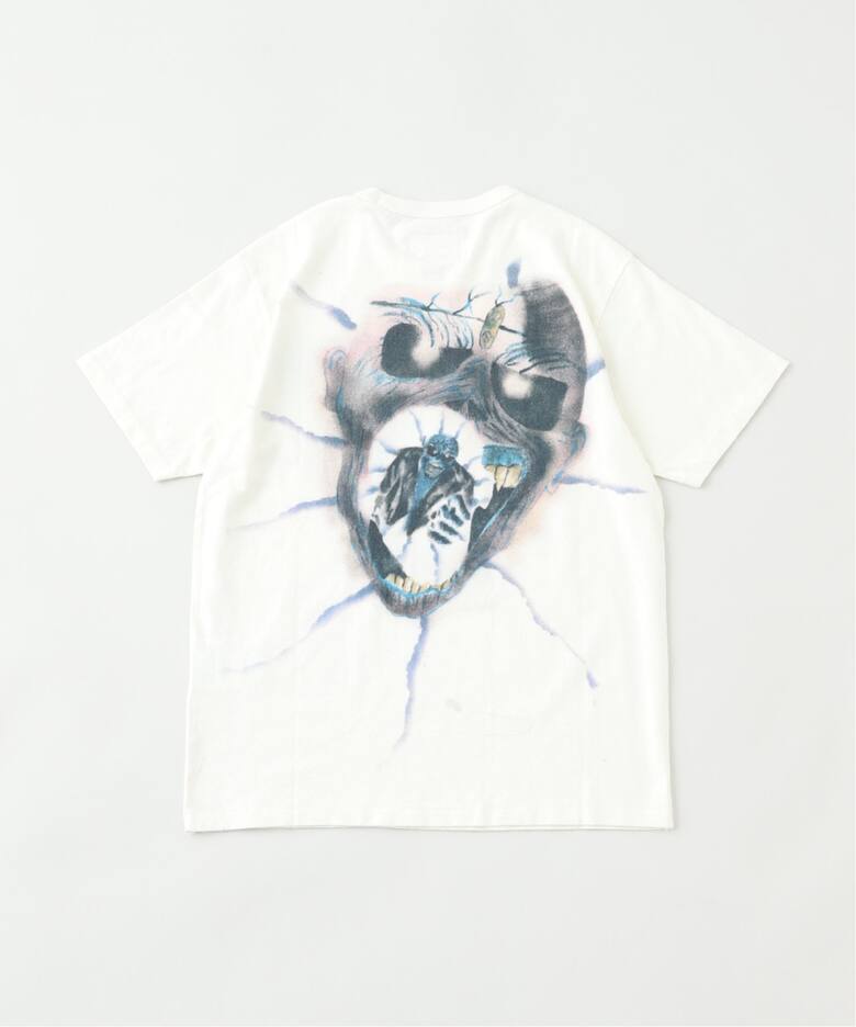 ERL / イーアールエル】 UNISEX SKULL T-SHIRT KNIT（Tシャツ 