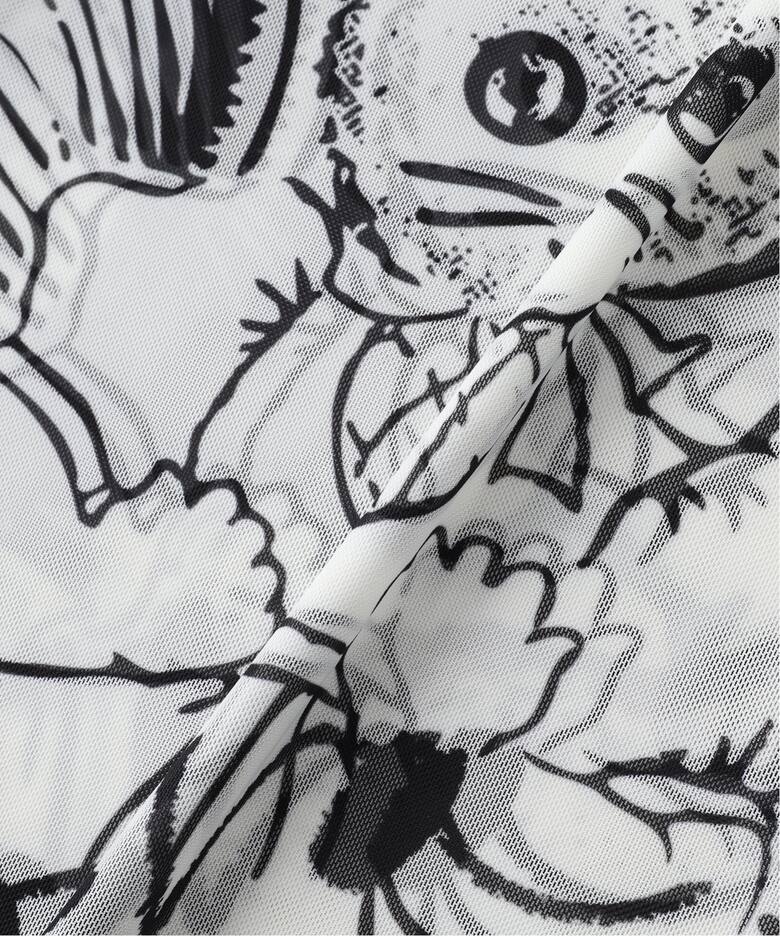 CHOPOVA LOWENA/チョポヴァ・ロウェナ】 Cat Short Sl Mesh Top（T 