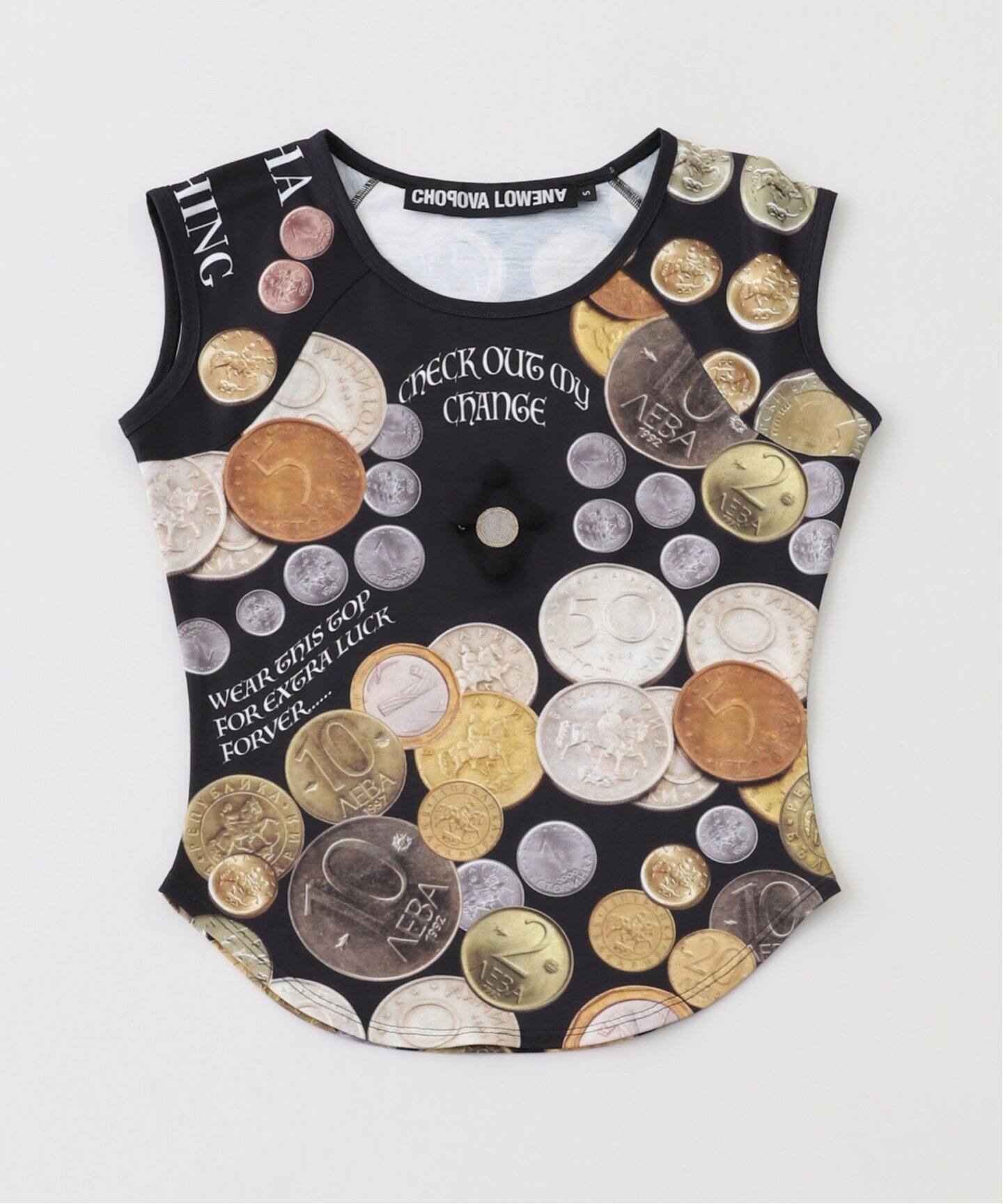 CHOPOVA LOWENA/チョポヴァ・ロウェナ】 Angelica Coin Sl Top（T 