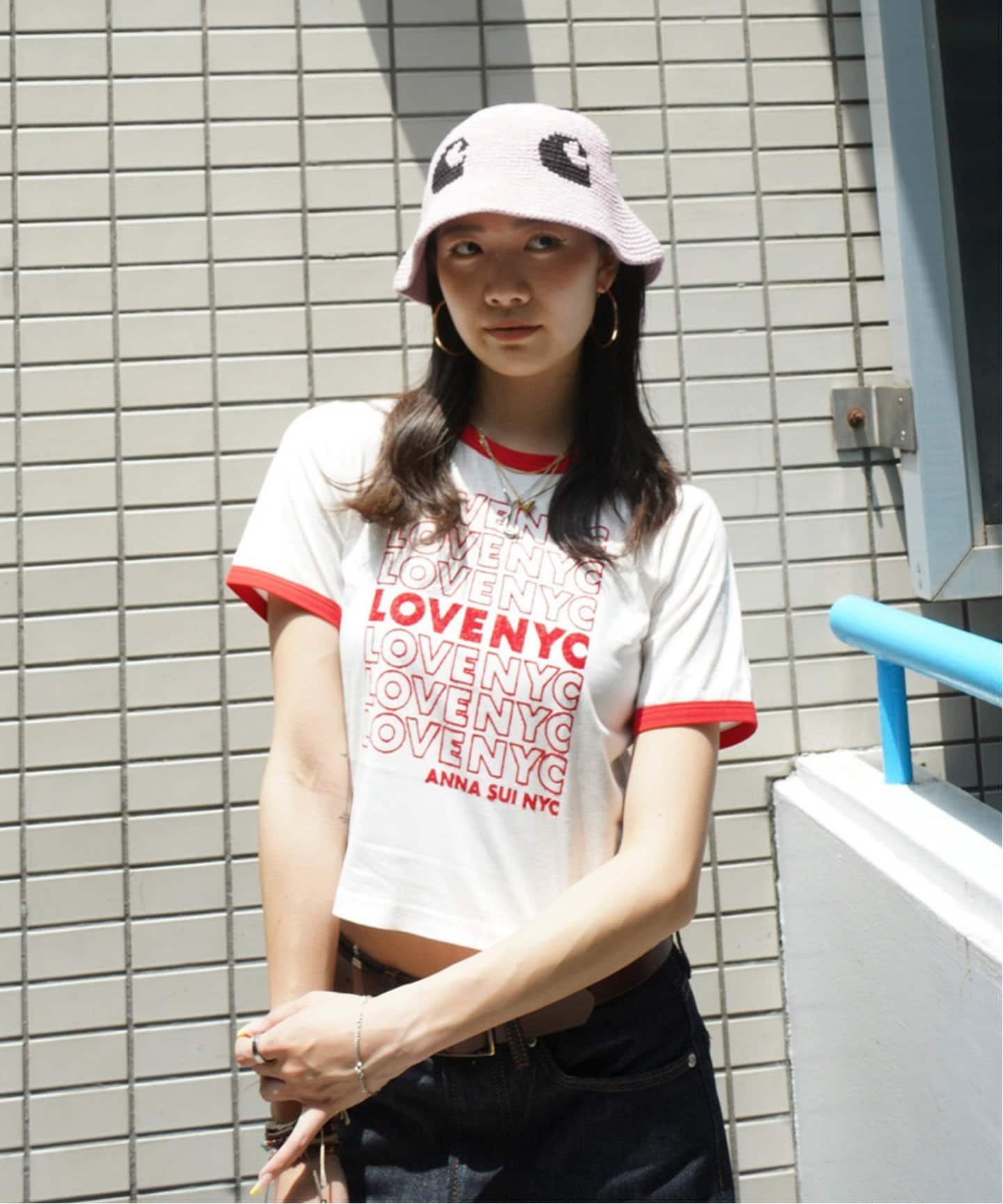 tシャツ ANNA SUI NYC/アナスイエヌワイシー/フロッキーTシャツ レディース ANNA SUI NYC/アナスイエヌワイシー/フロッキーTシャツ（Tシャツ