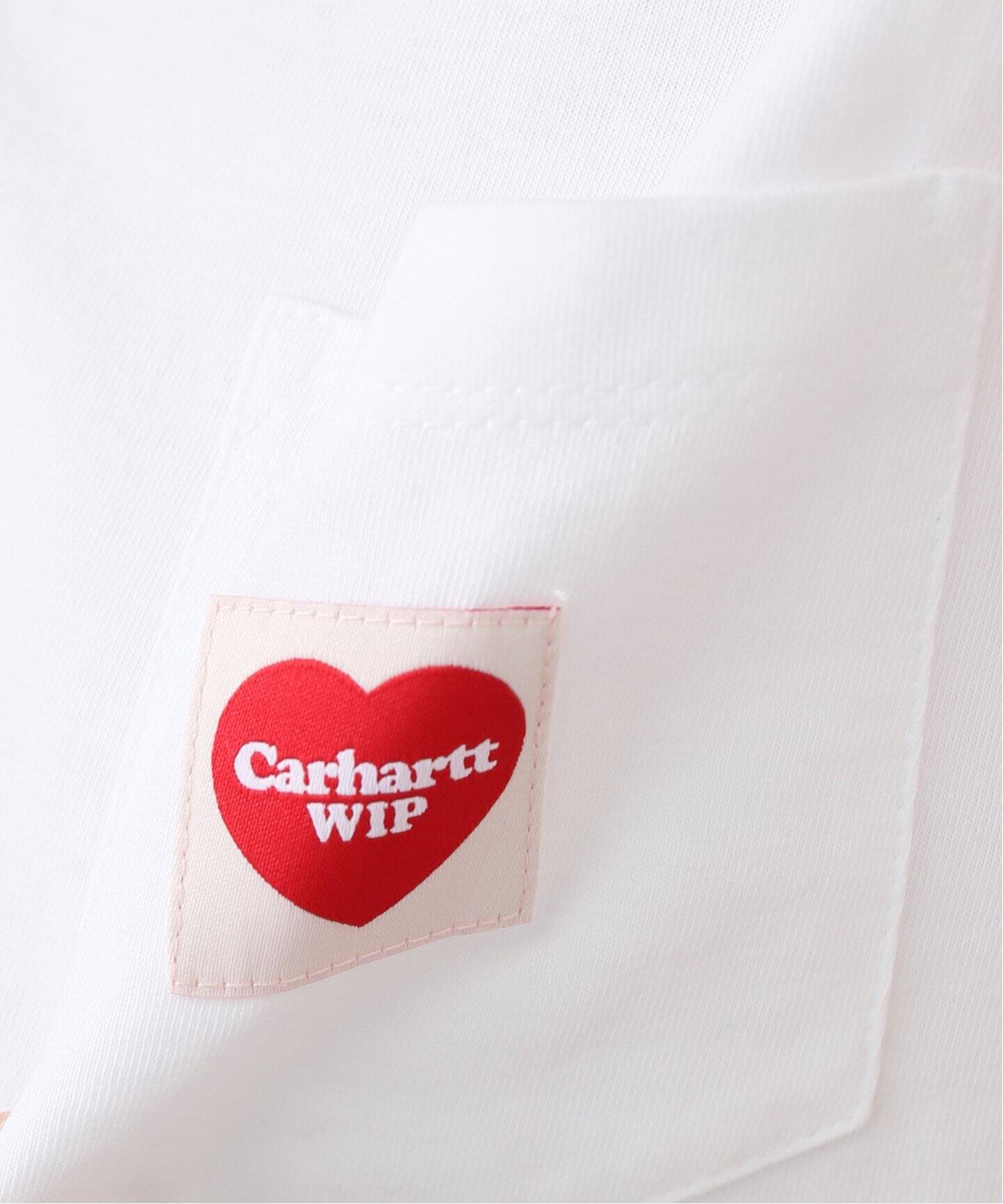 【Carhartt】 WIP Heart II Hartt Tシャツ ハートロゴ 海外限定 Relaxed Fit Heart II Hartt T-Shirt in Blue | Carhartt WIP