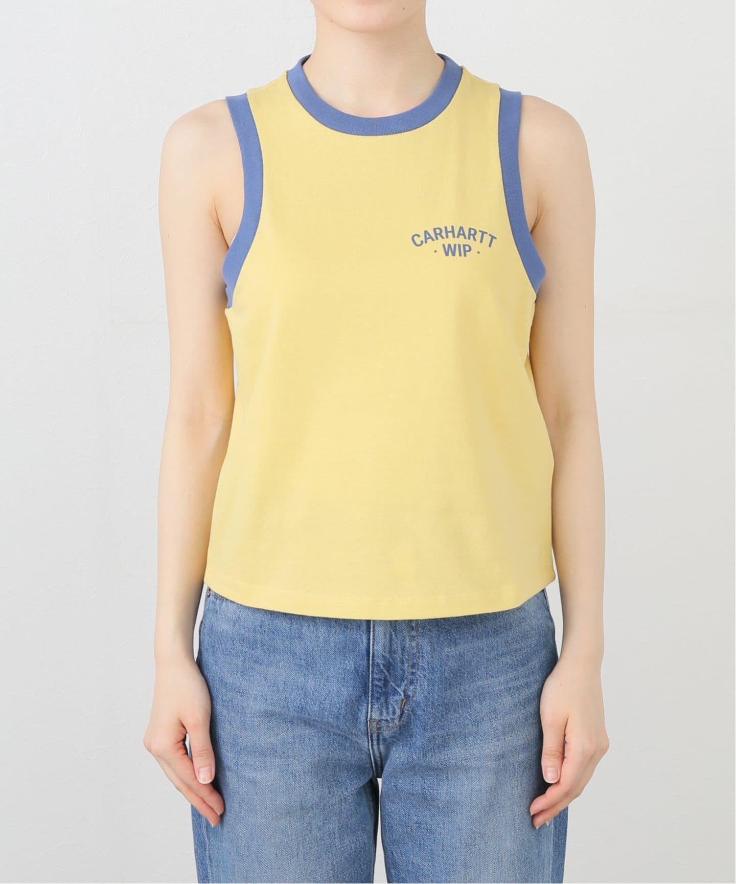 タンクトップ ノースリーブ 「Carhartt WIP」W' 89 RINGER A-SHIRT レディース Carhartt WIP タンクトップ ノースリーブ 「Carhartt WIP」W' 89