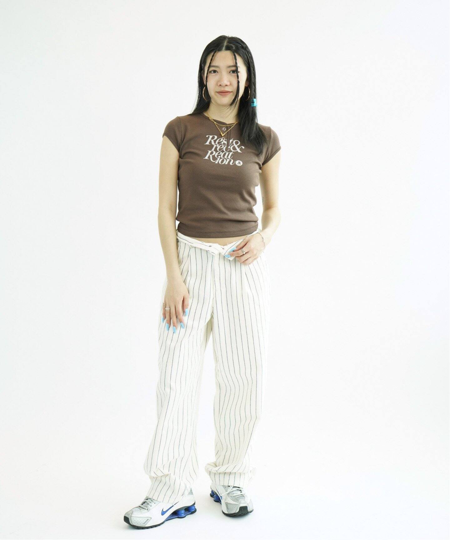 Rest&Recreation/レストアンドレクリエーション】 CAP SLEEVE Tシャツ 