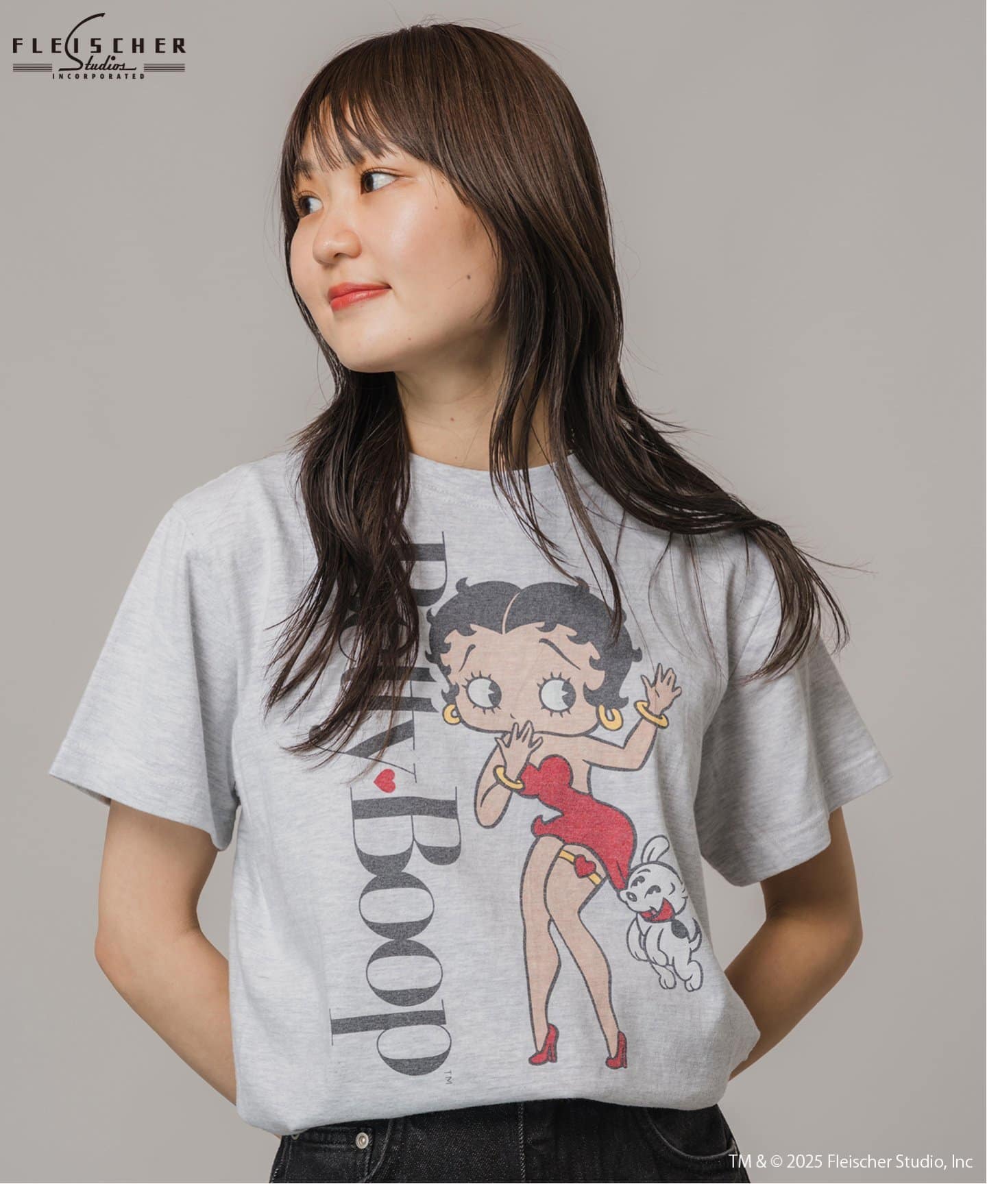 【GOOD ROCK SPEED】Betty BoopプリントT グレー JOINT WORKS｜GOOD ROCK SPEED/グッドロックスピード BETTY BOOP