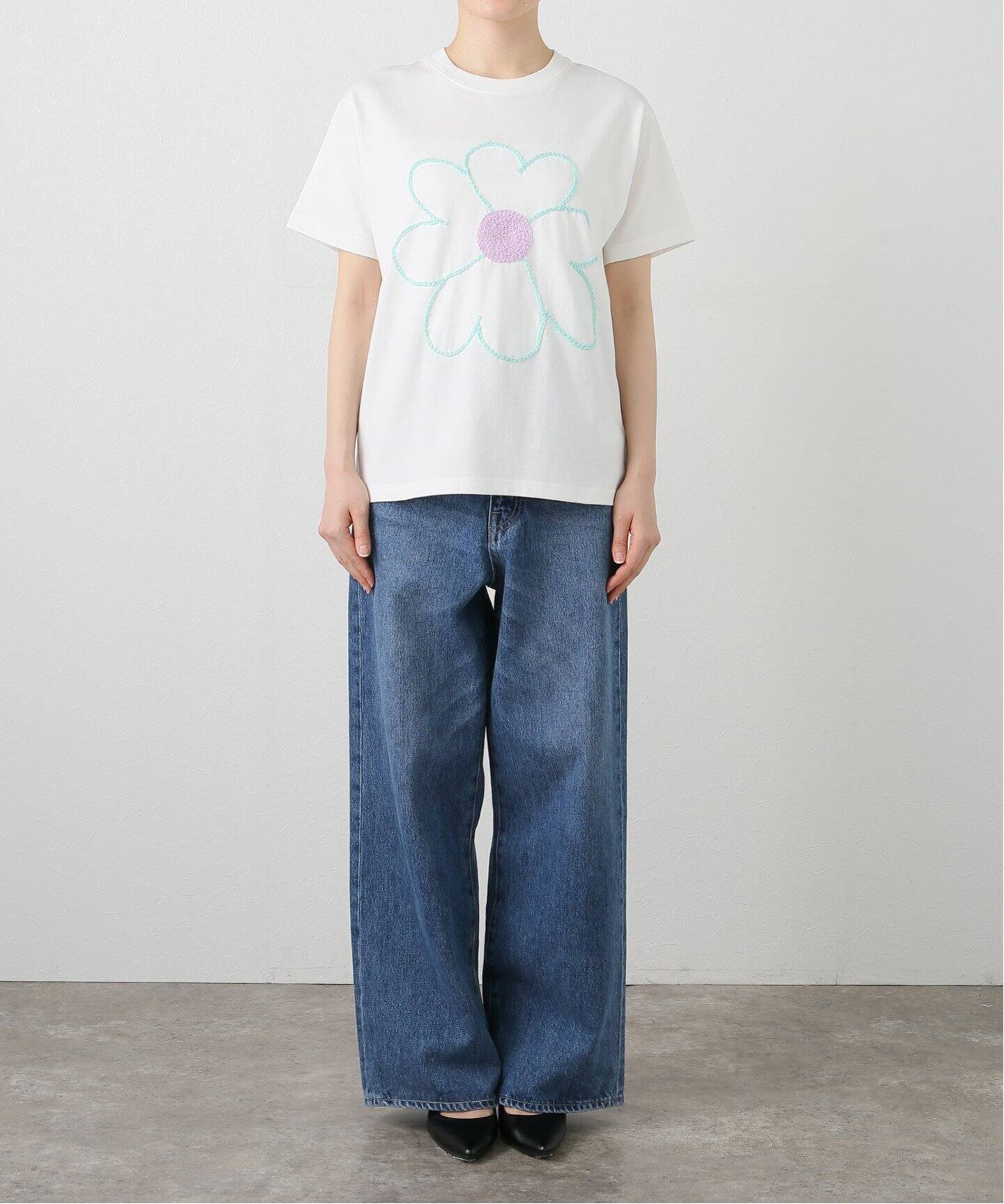 ChahChah /チャーチャー FLOWER WITH LOVE HAND S/S TEE（Tシャツ 
