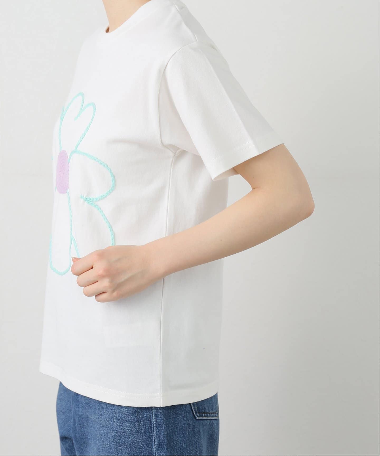 ChahChah /チャーチャー FLOWER WITH LOVE HAND S/S TEE（T