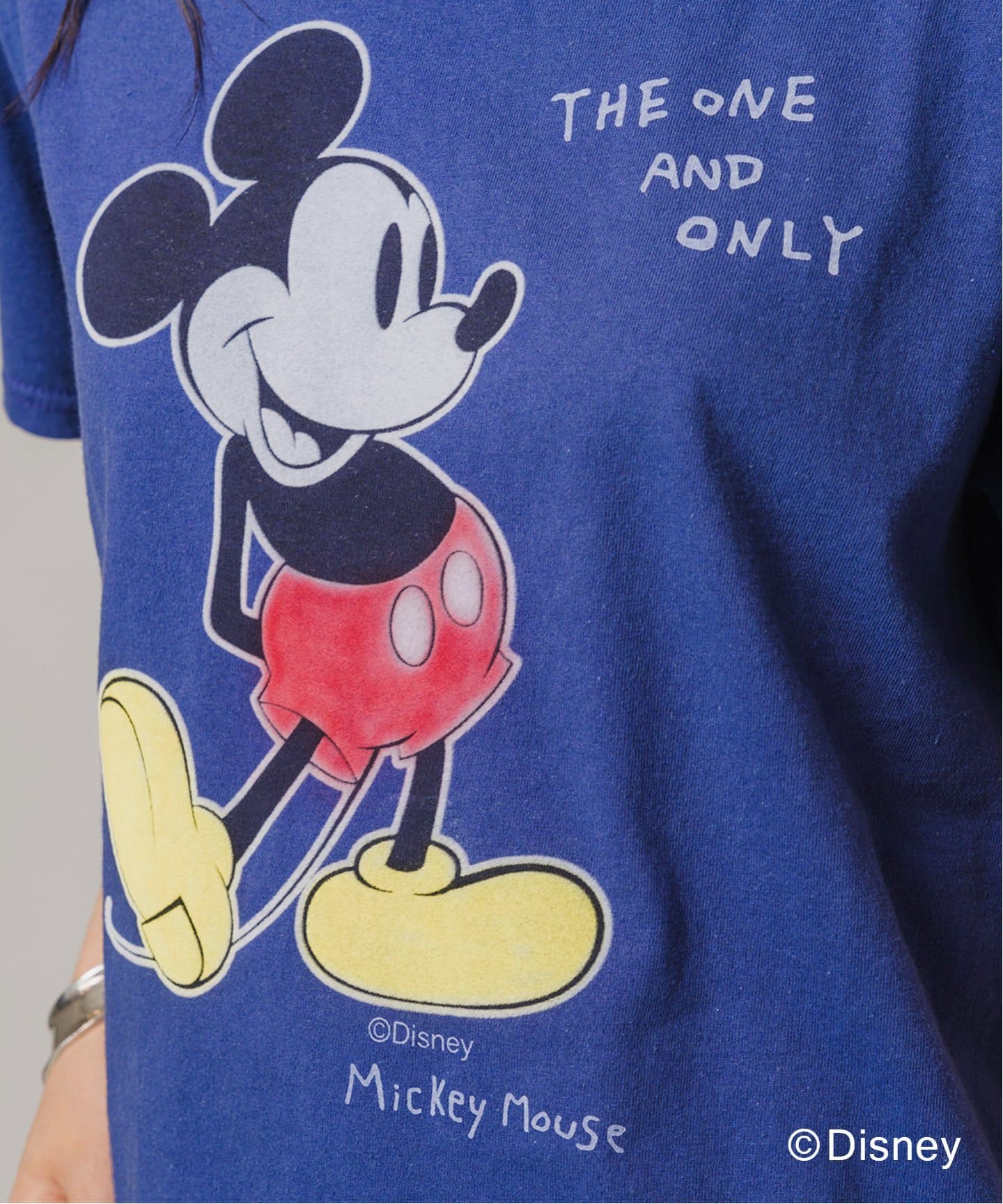 tシャツ ChahChah/DISNEY/VINTAGE FADED S/S TEE レディース ChahChah/DISNEY/VINTAGE FADED S/S TEE（Tシャツ／カットソー