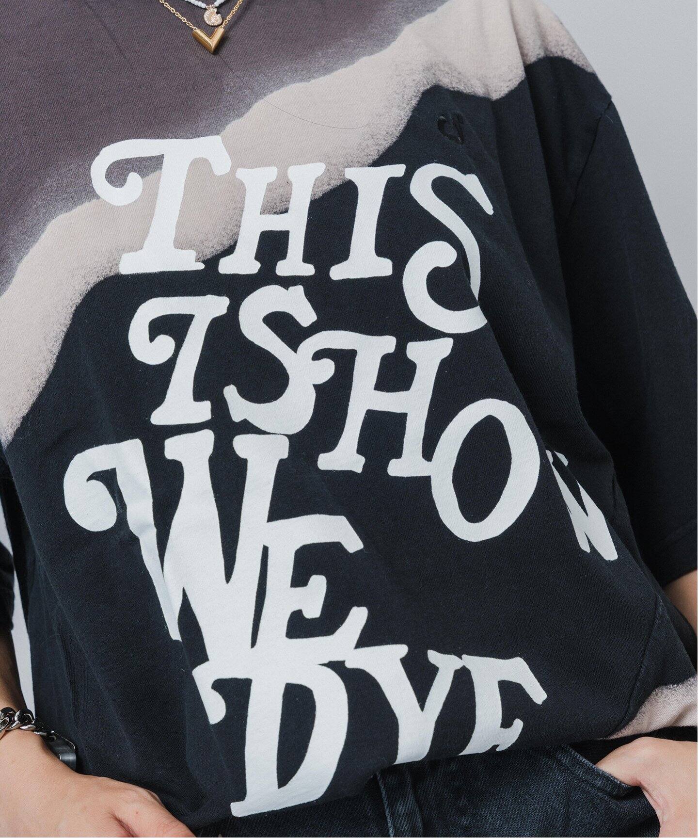 NOMA t.d.ノーマティーディー/Hand Dye Twist Tee - Print（Tシャツ 