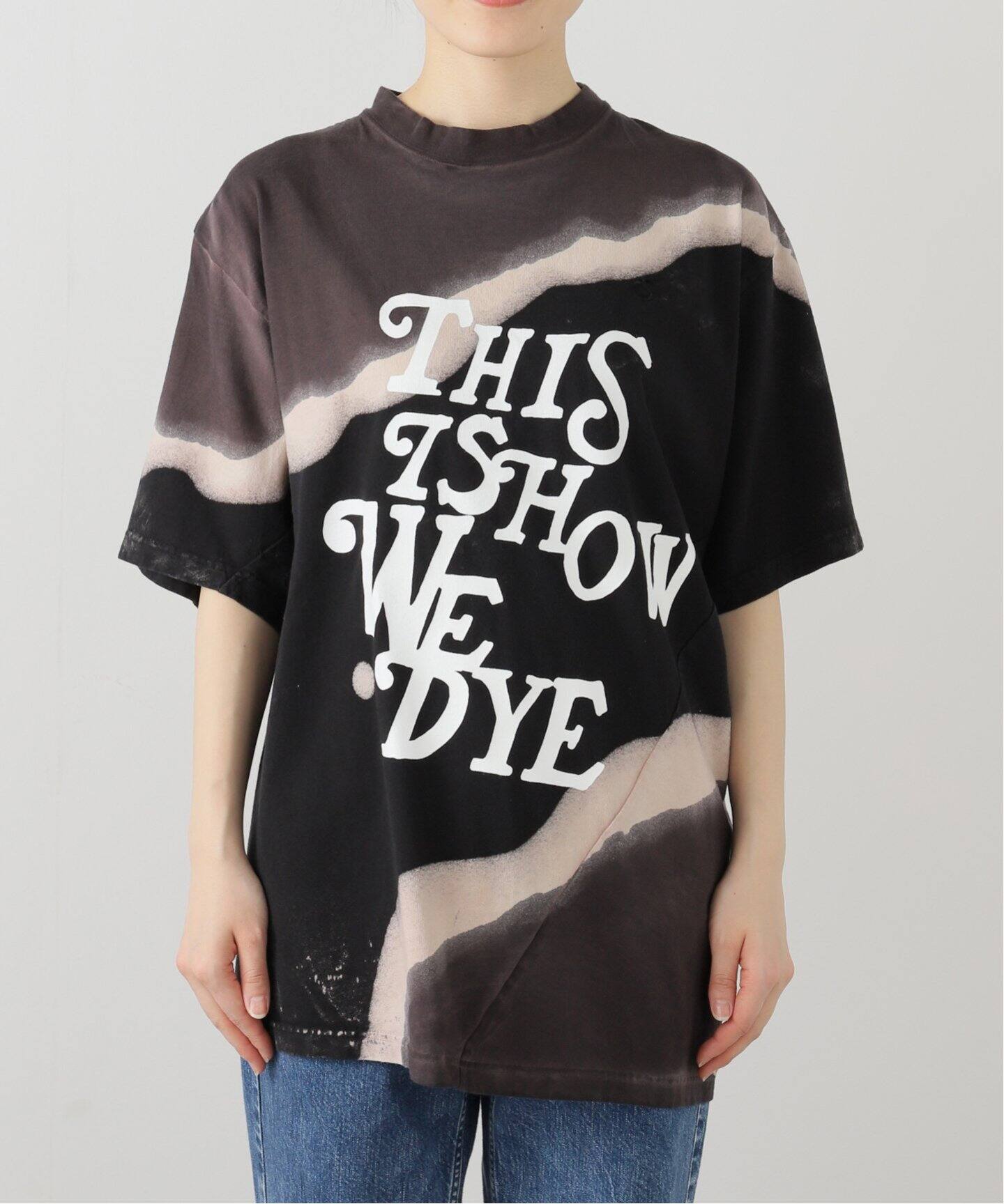 NOMARHYTHM TEXTILE】Hand Dye Twist Tee - Print（Tシャツ
