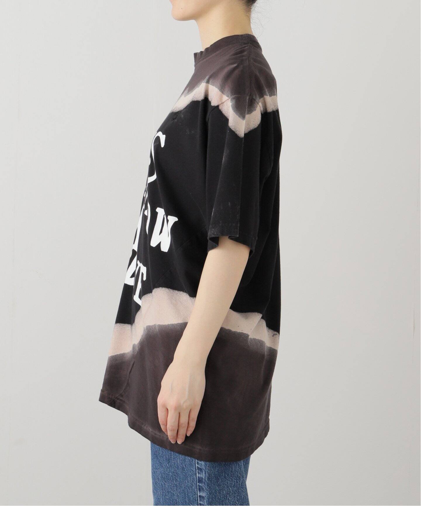 NOMARHYTHM TEXTILE】Hand Dye Twist Tee - Print（Tシャツ