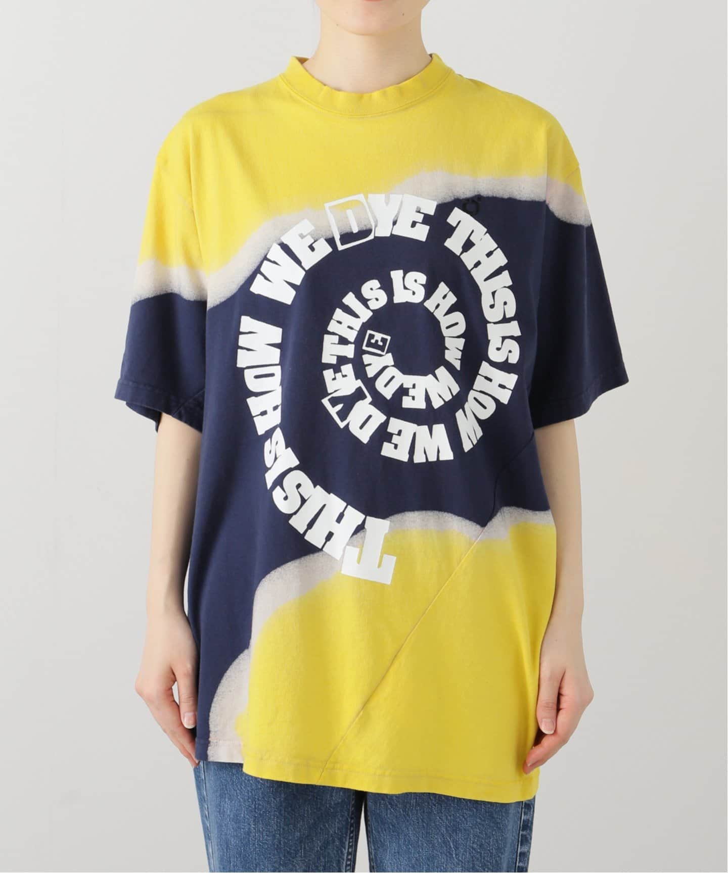 カットソー NOMARHYTHM TEXTILE: HAND DYE TWIST TEE PRINT Hand Dye Twist Tee - Print – NOMARHYTHM TEXTILE