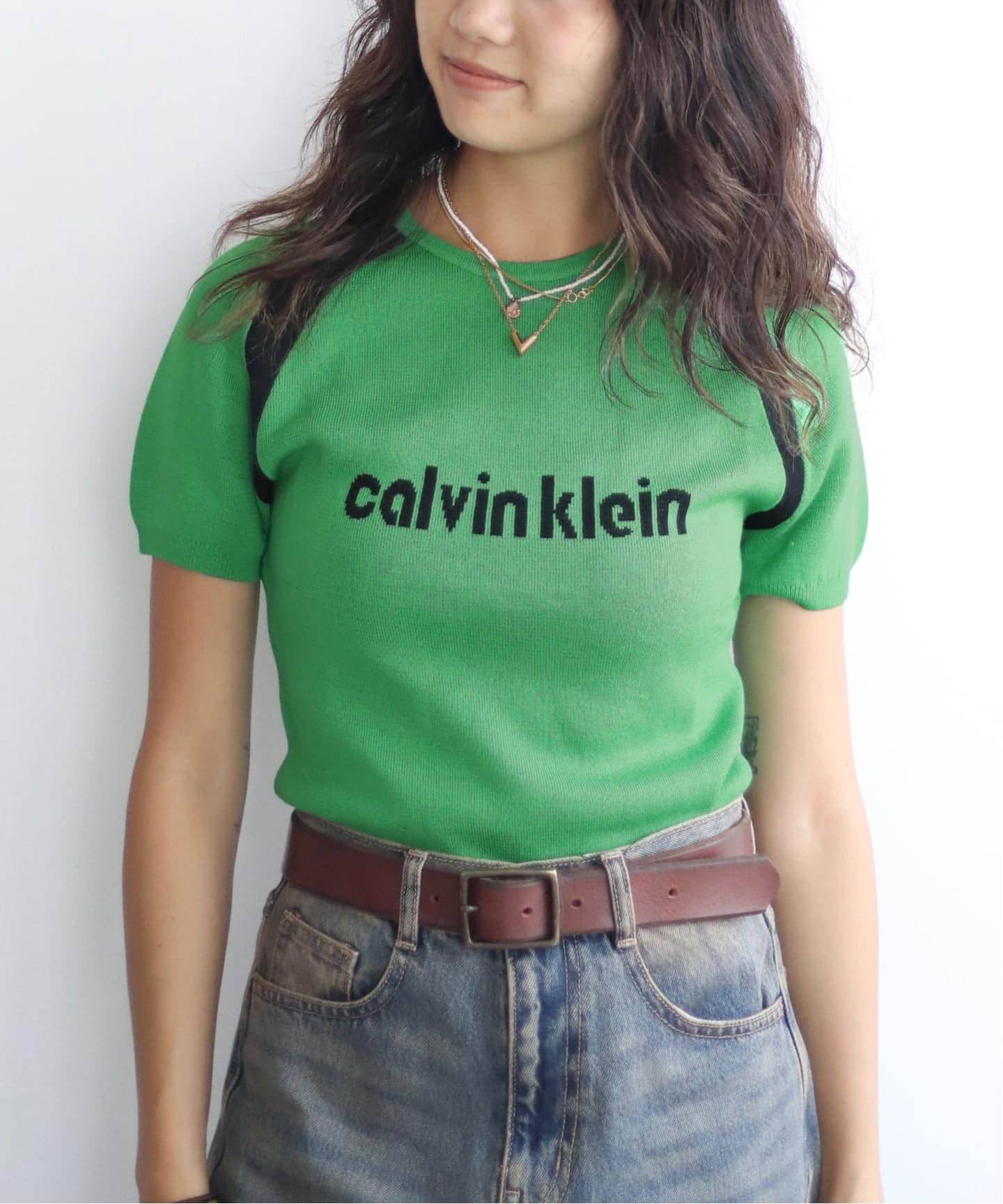 Calvin Klein /カルバン クライン Liquid Shine Sculpt Top