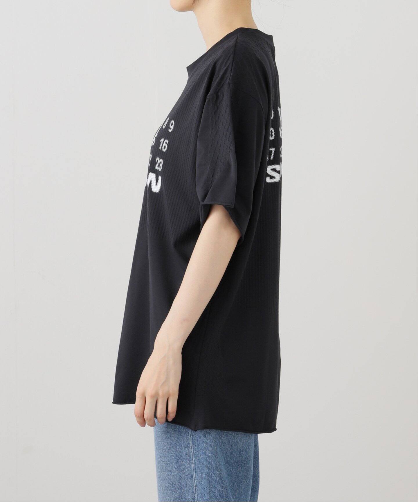 【MM6 x Salomon】スニーカープリントTシャツ ブラック MM6 - 新品 MM6 x Salomon シームレスTシャツの通販 by ユニオン
